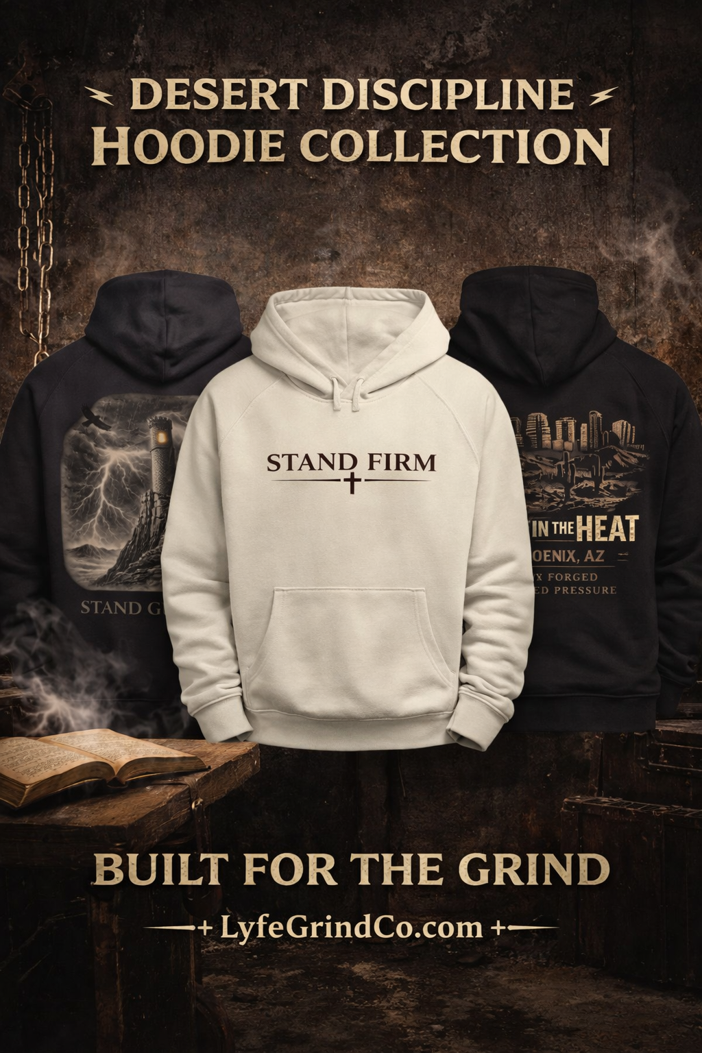 Desert Discipline Hoodie Collection