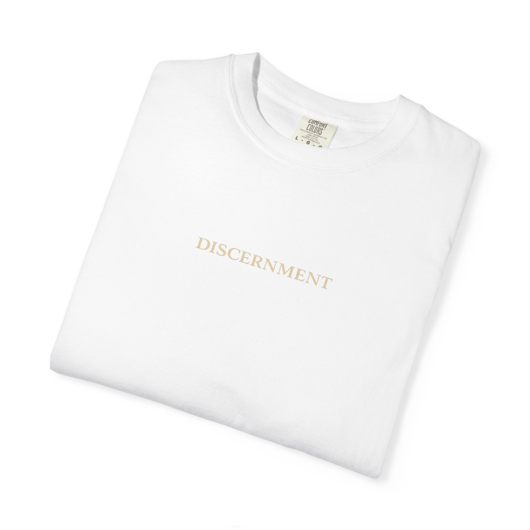DISCERNMENT – Premium Minimal Faith Streetwear Tee | Lyfe Grind Co.