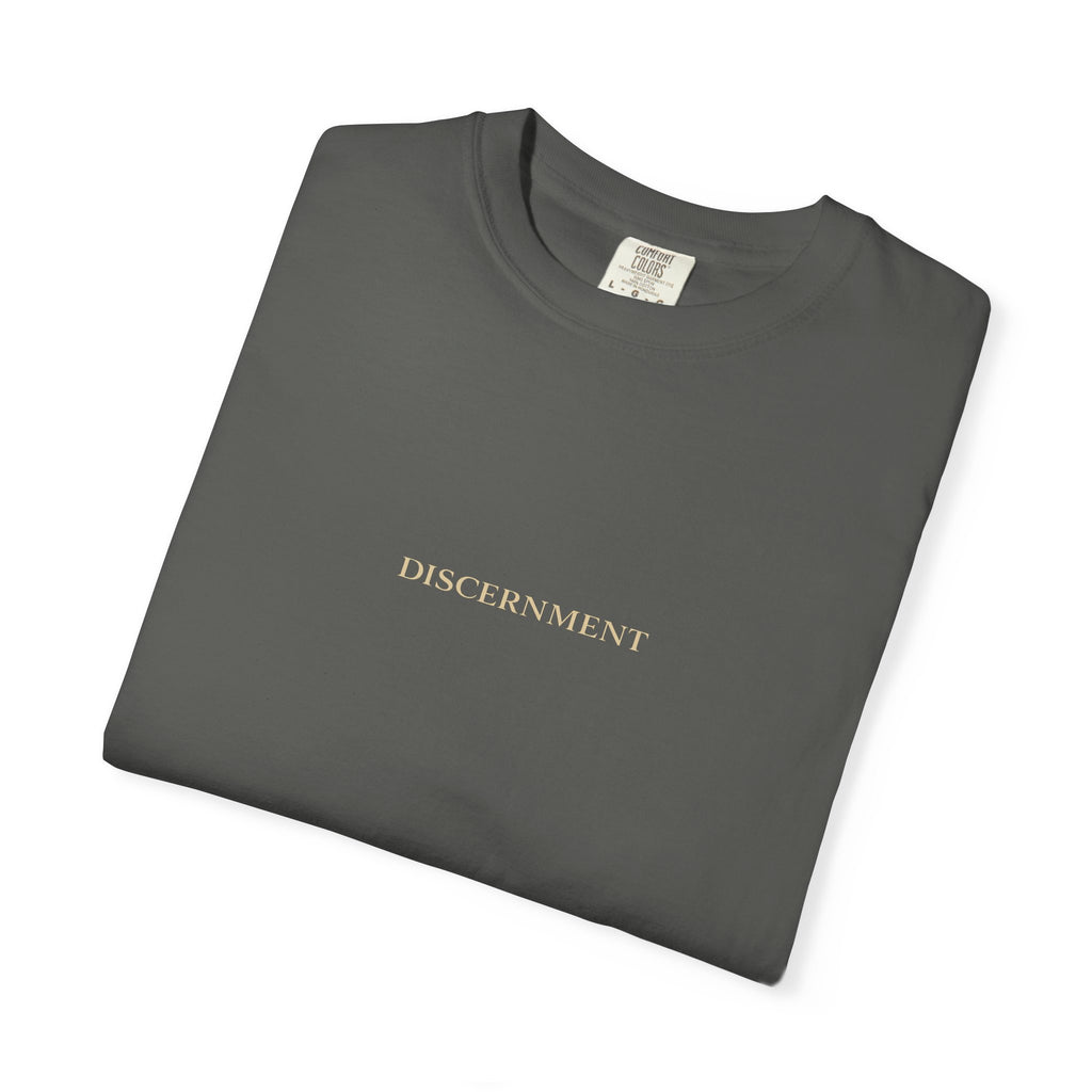 DISCERNMENT – Premium Minimal Faith Streetwear Tee | Lyfe Grind Co.