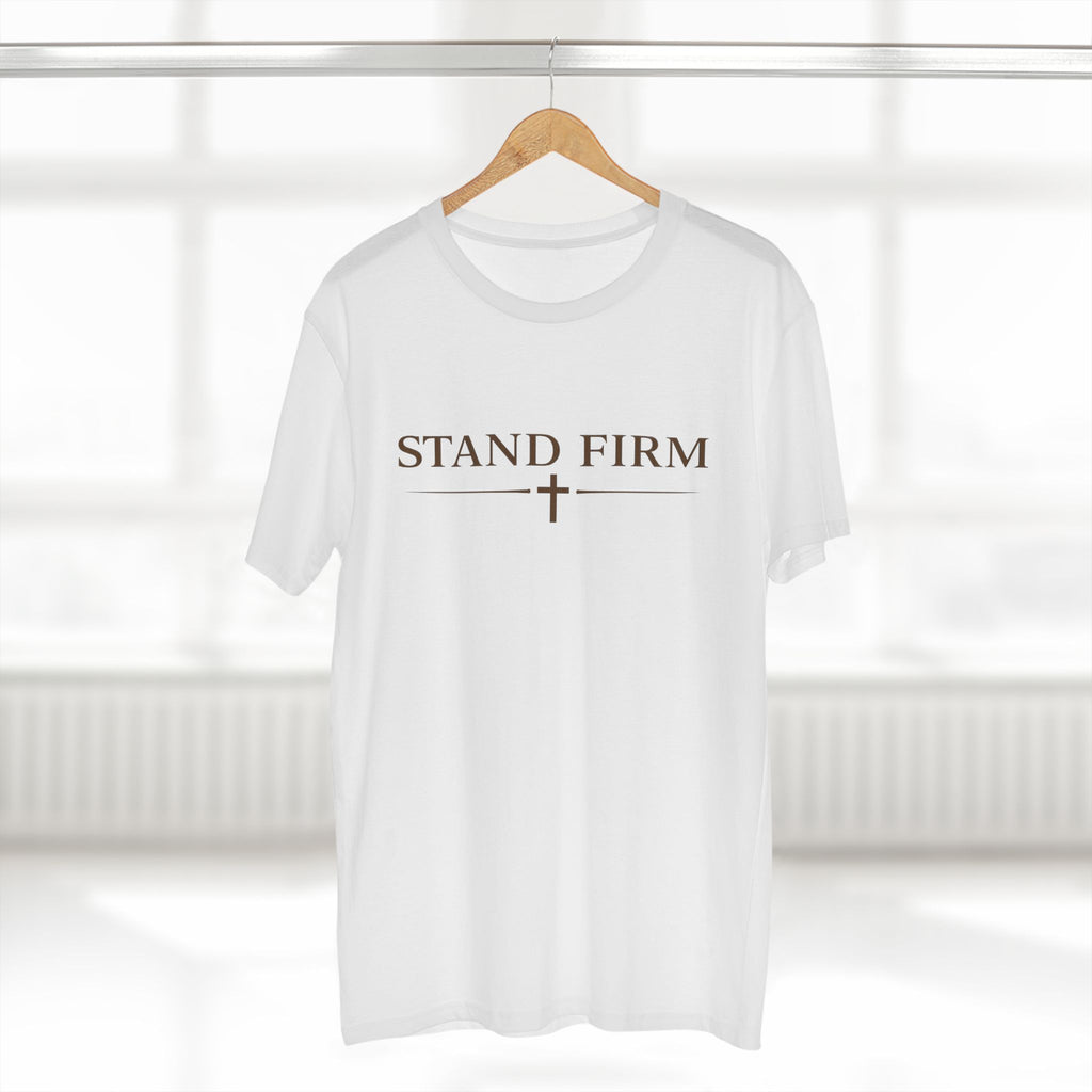 Stand Firm – Minimalist Christian Streetwear Tee | Faith-Based Apparel by Lyfe Grind Co.