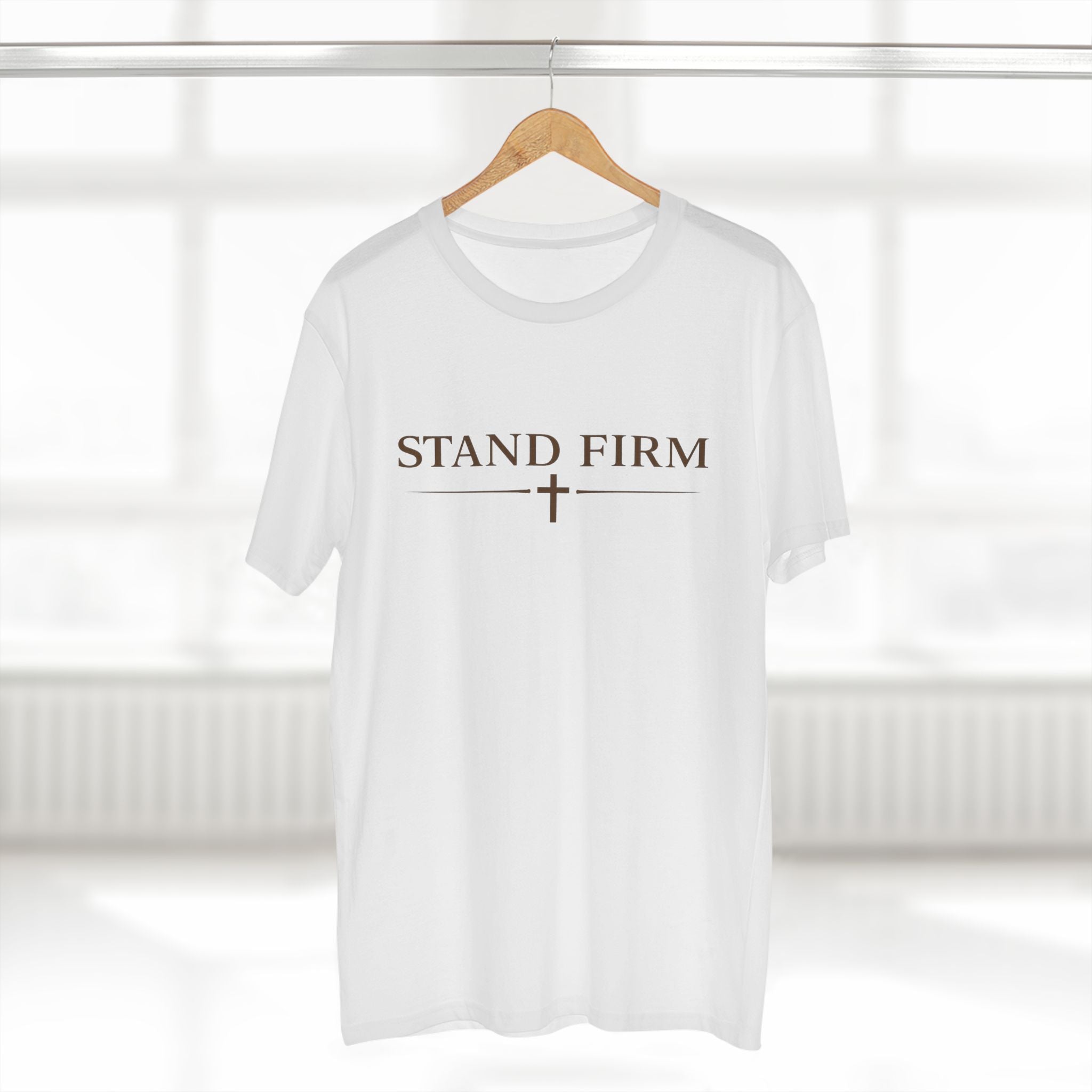 Stand Firm – Minimalist Christian Streetwear Tee | Faith-Based Apparel by Lyfe Grind Co.