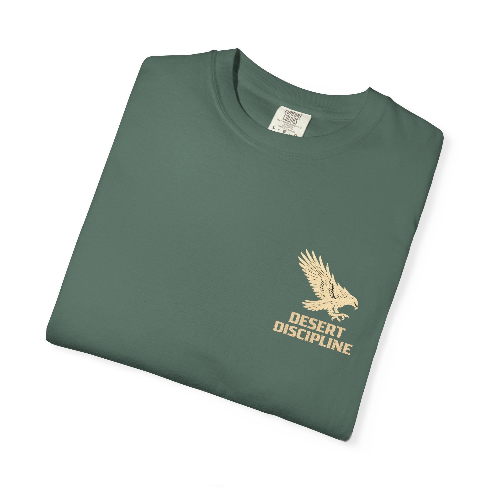 Desert Discipline T-Shirt | Arizona Desert Tee | Vintage Streetwear Graphic Shirt | Western Hawk Shirt | Lyfe Grind Co