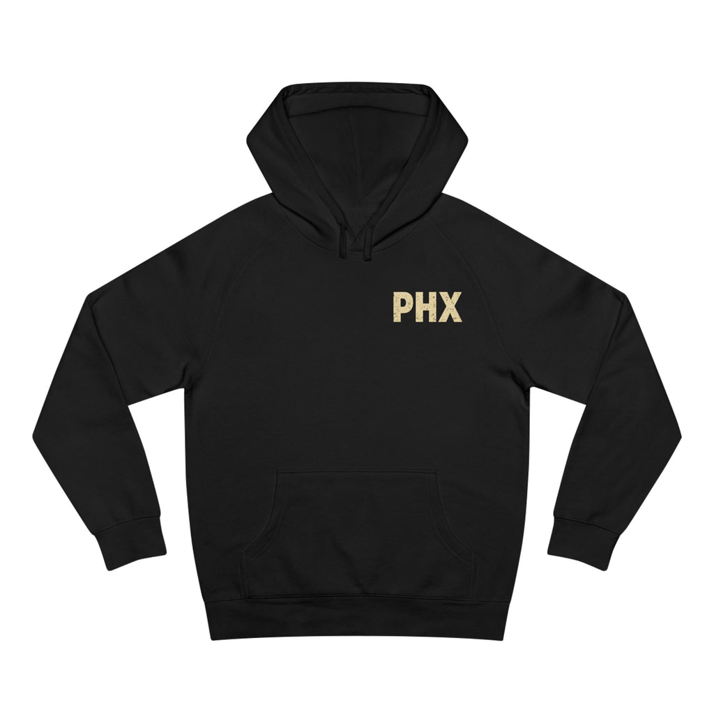Lyfe Grind Co “Built in the Heat” Hoodie – Phoenix AZ Streetwear Pullover, Desert Division Graphic Hoodie, PHX Sweatshirt