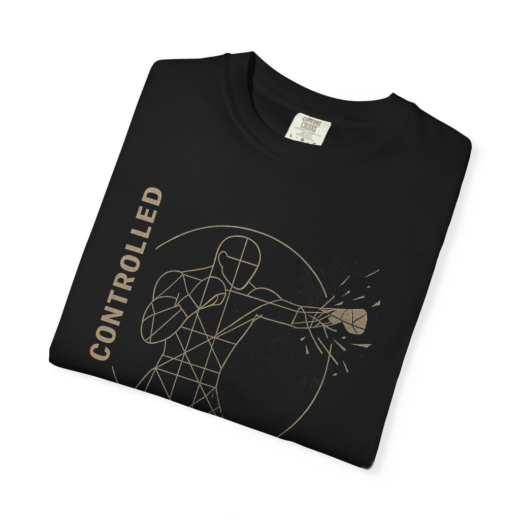 Controlled Chaos Tee – LyfeGrind Co. | Precision Through Motion | Geometric Balance Series