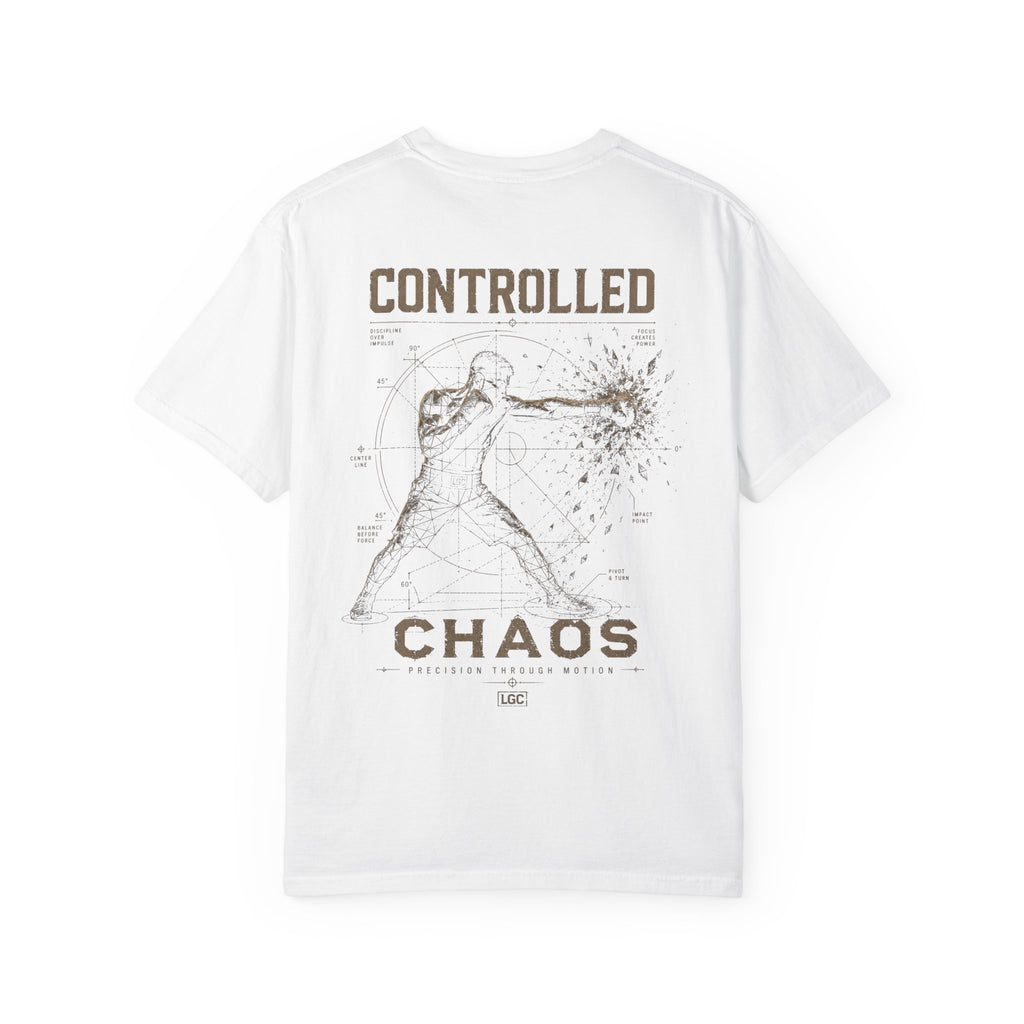 Controlled Chaos Tee – LyfeGrind Co. | Precision Through Motion | Geometric Balance Series