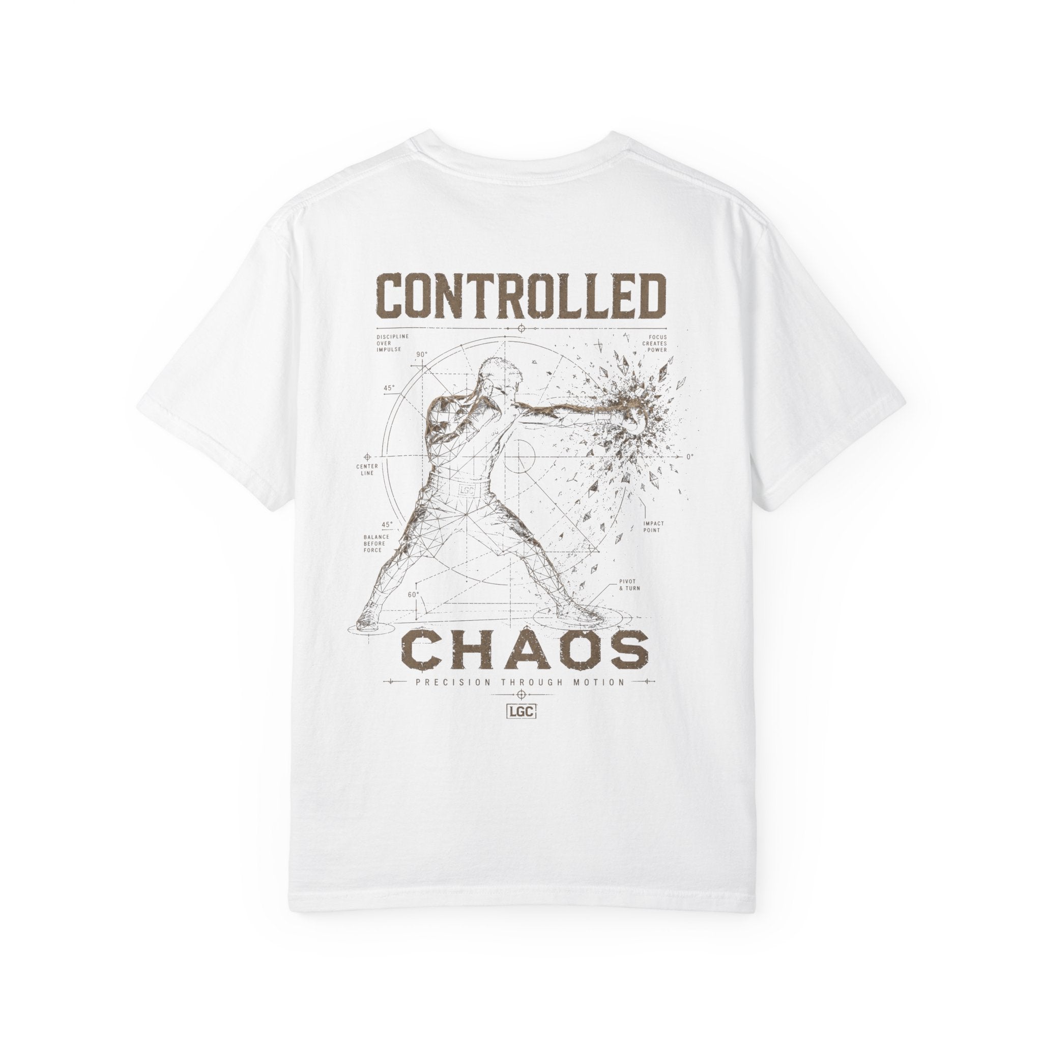 Controlled Chaos Tee – LyfeGrind Co. | Precision Through Motion | Geometric Balance Series