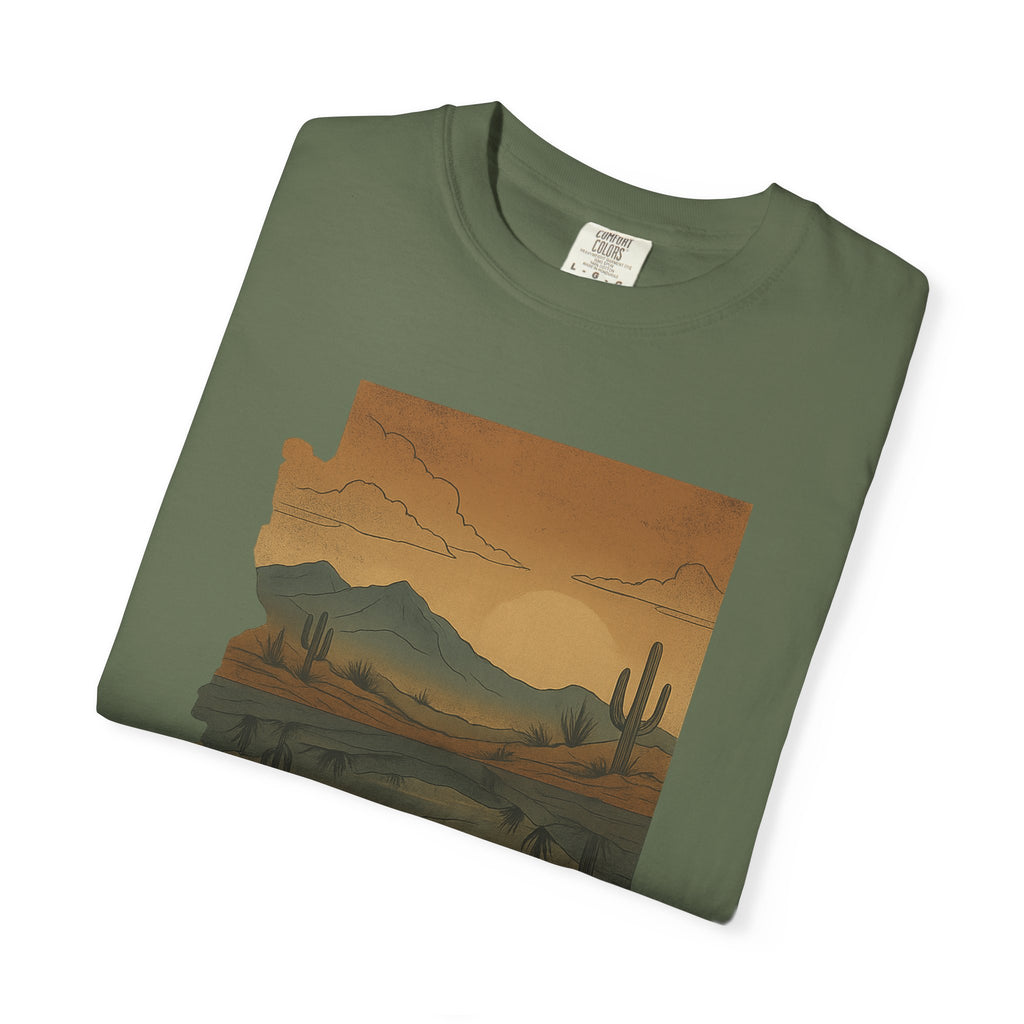 Reflection of Calm – Comfort Colors® 1717 Desert Art Tee | Lyfe Grind Co.