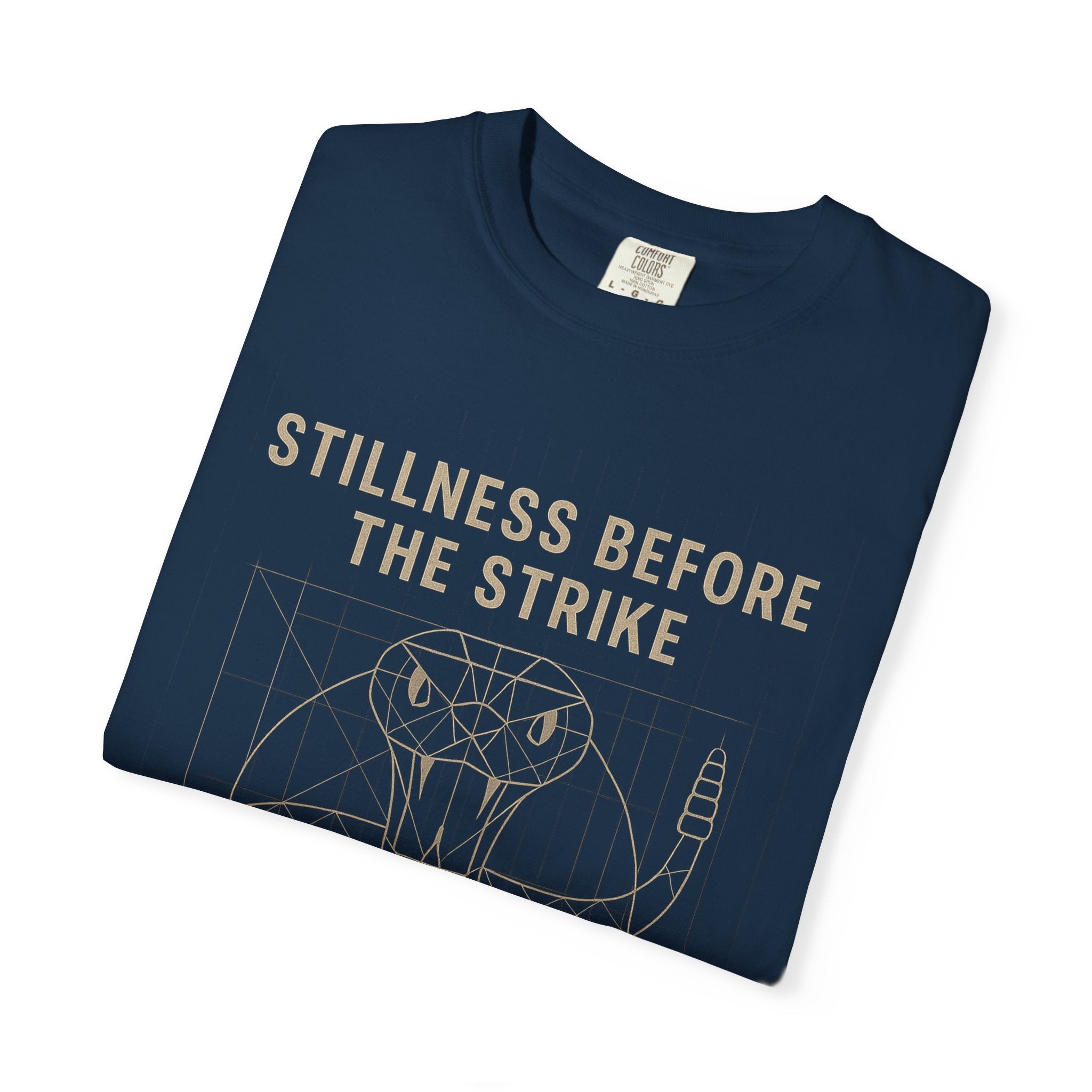 Stillness Before The Strike Tee – LyfeGrind Co. | Geometric Balance Series