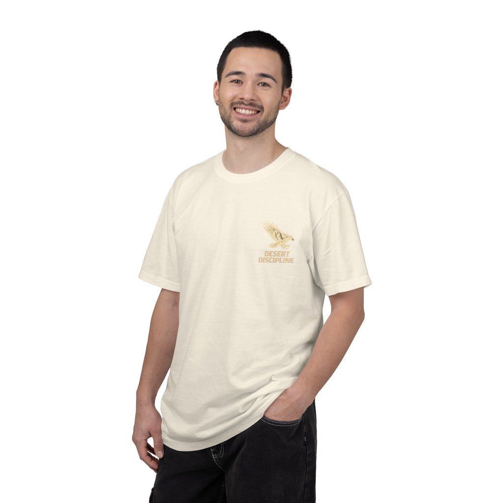Desert Discipline T-Shirt | Arizona Desert Tee | Vintage Streetwear Graphic Shirt | Western Hawk Shirt | Lyfe Grind Co