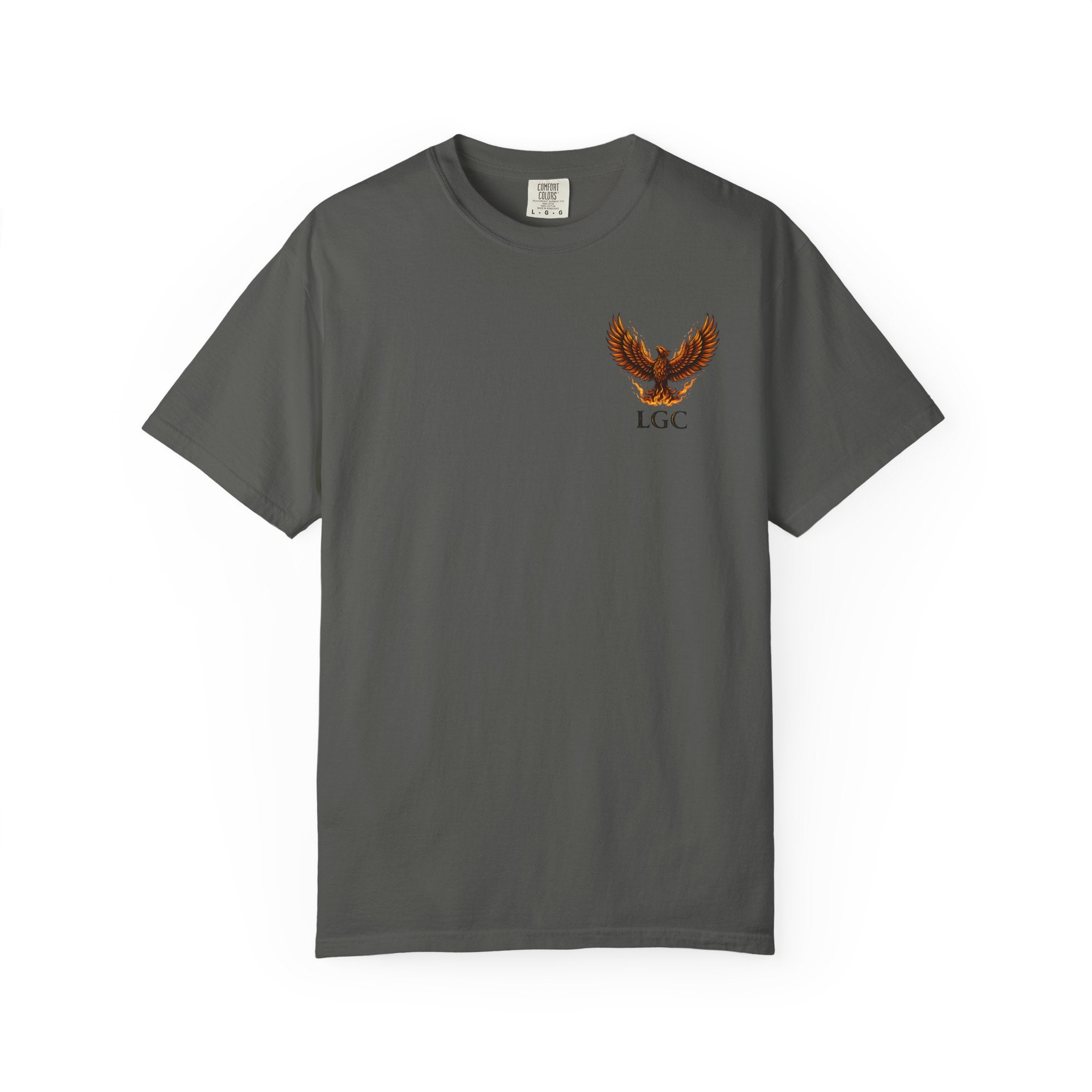 Phoenix “Rise Again” Graphic T-Shirt – Streetwear Phoenix Tee, Motivational Phoenix Shirt, Phoenix Rebirth Tee
