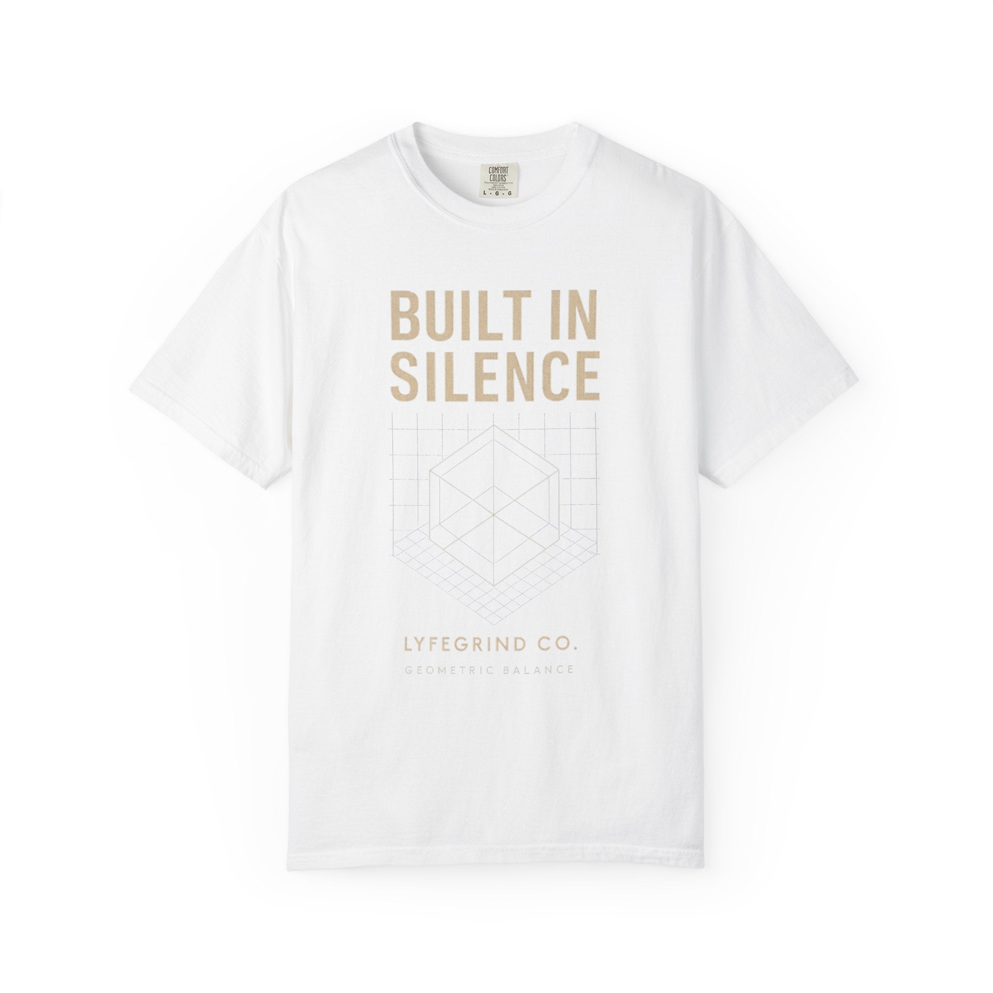Built In Silence Tee – LyfeGrind Co. | Geometric Balance Series