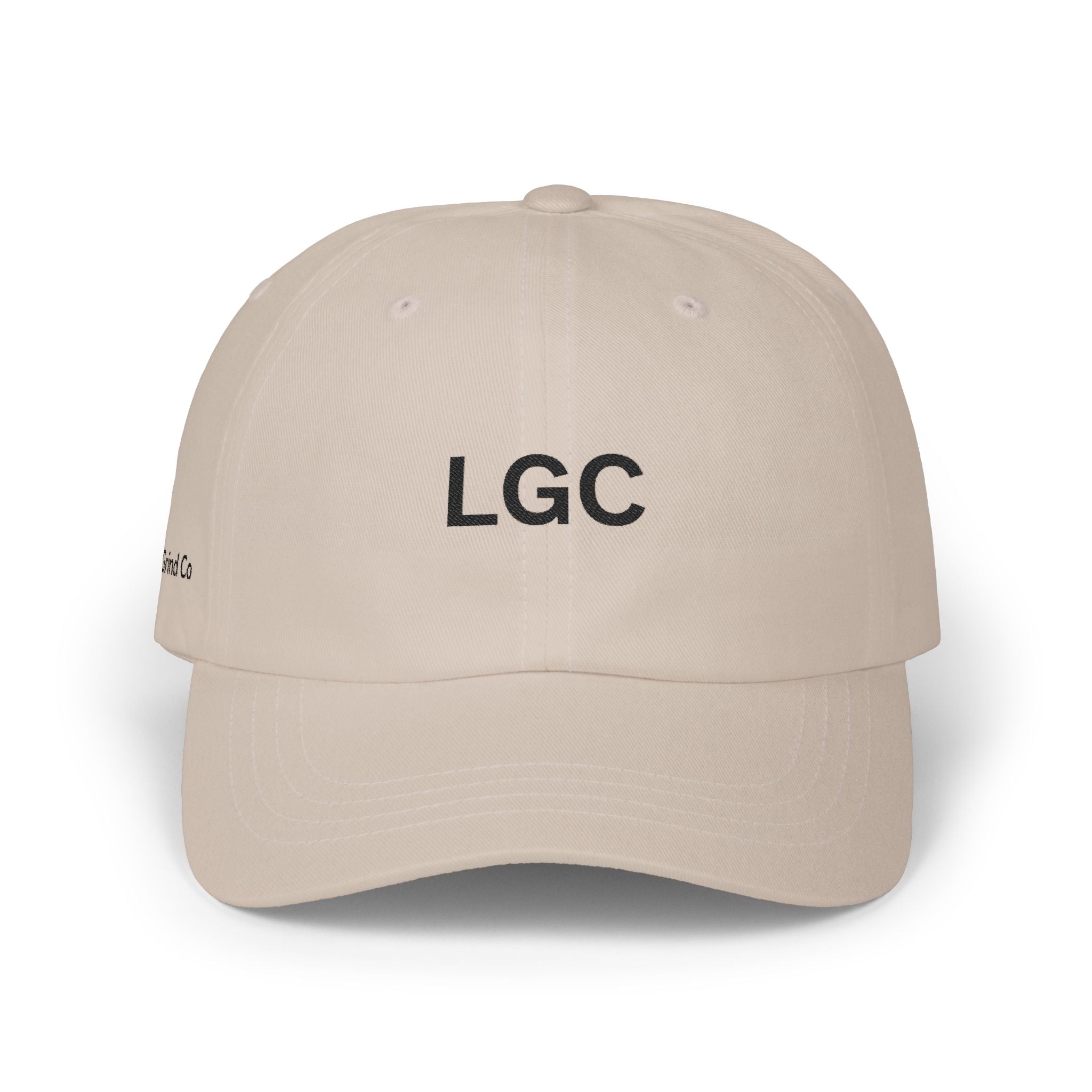 Lyfe Grind Co Dad Hat – LGC Minimal Logo Cap | Desert Streetwear Hat | Adjustable Strapback