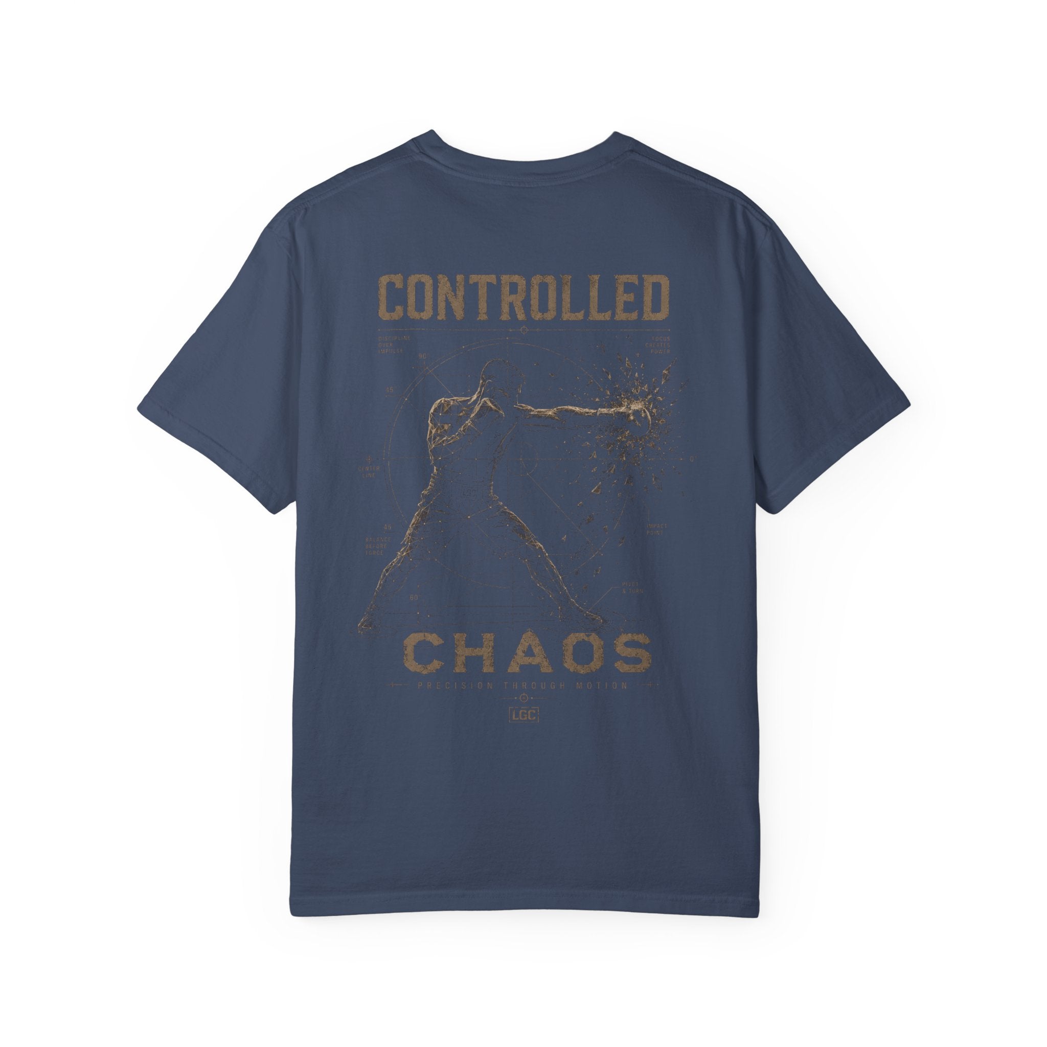 Controlled Chaos Tee – LyfeGrind Co. | Precision Through Motion | Geometric Balance Series