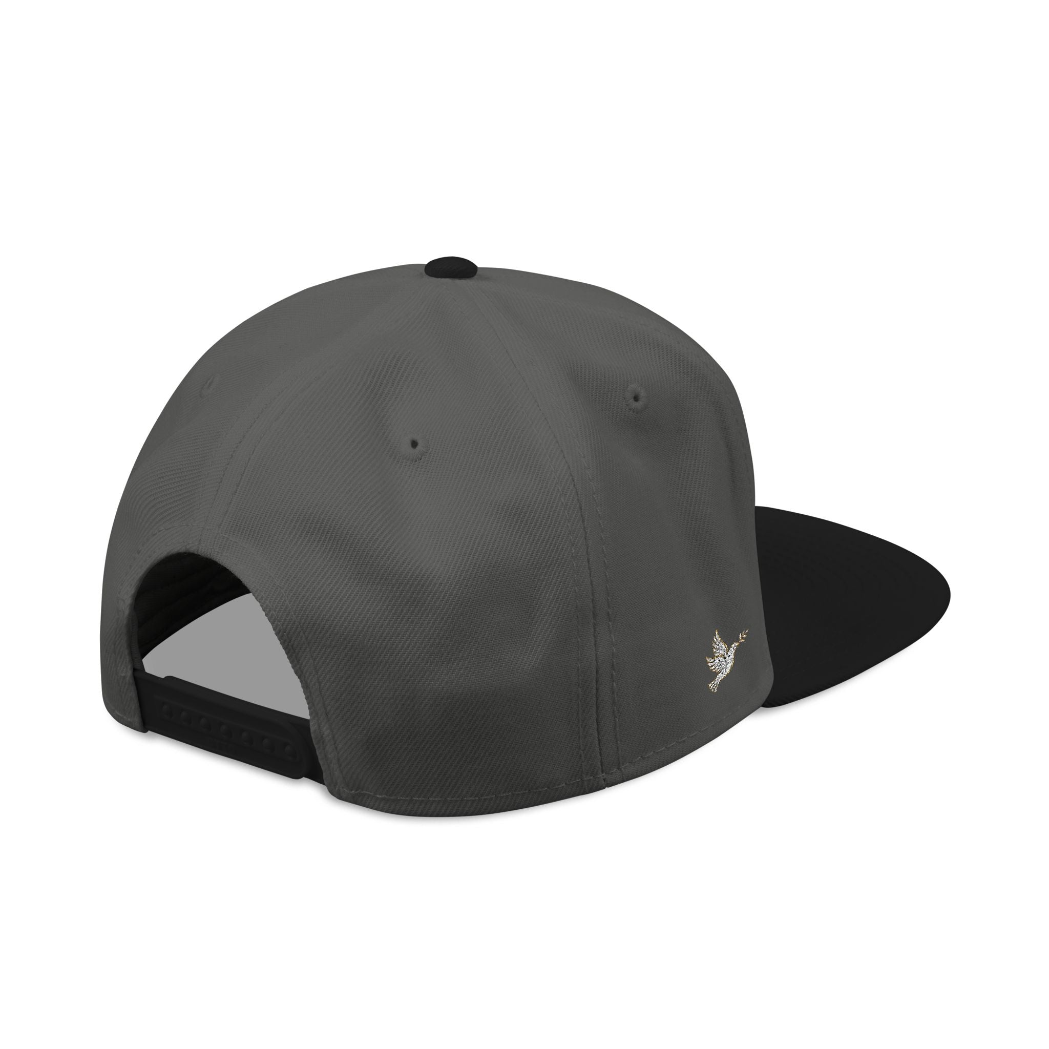 Lyfe Grind Co Snapback Hat – LGC Logo w/ Dove Detail | Premium Flat Brim Streetwear Cap