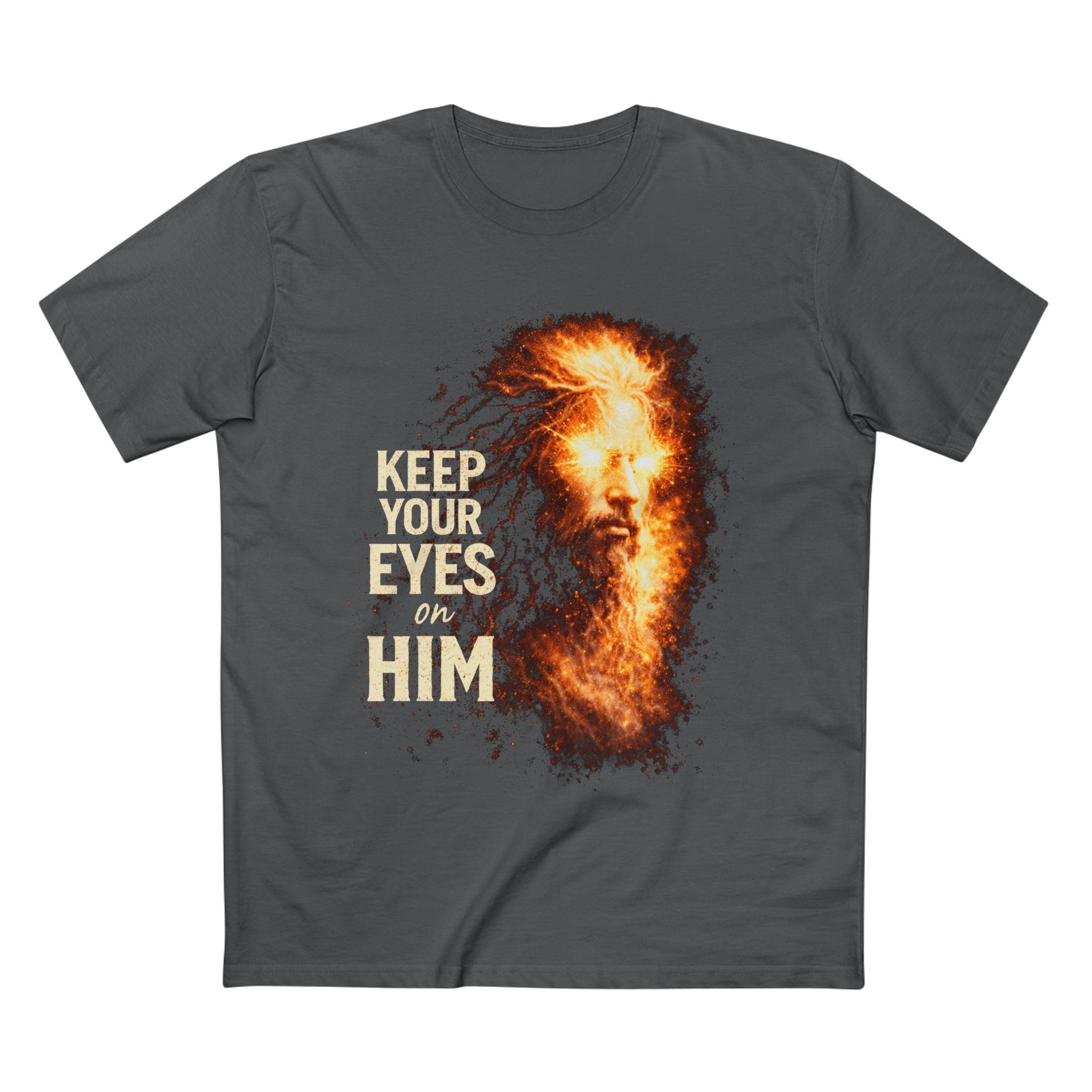Keep Your Eyes on Him – Faith Streetwear Tee | Lyfe Grind Co.