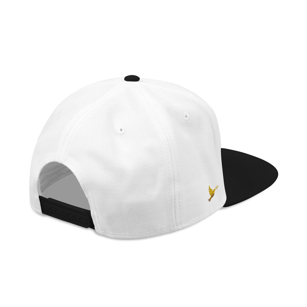 Lyfe Grind Co Snapback Hat – LGC Logo w/ Dove Detail | Premium Flat Brim Streetwear Cap