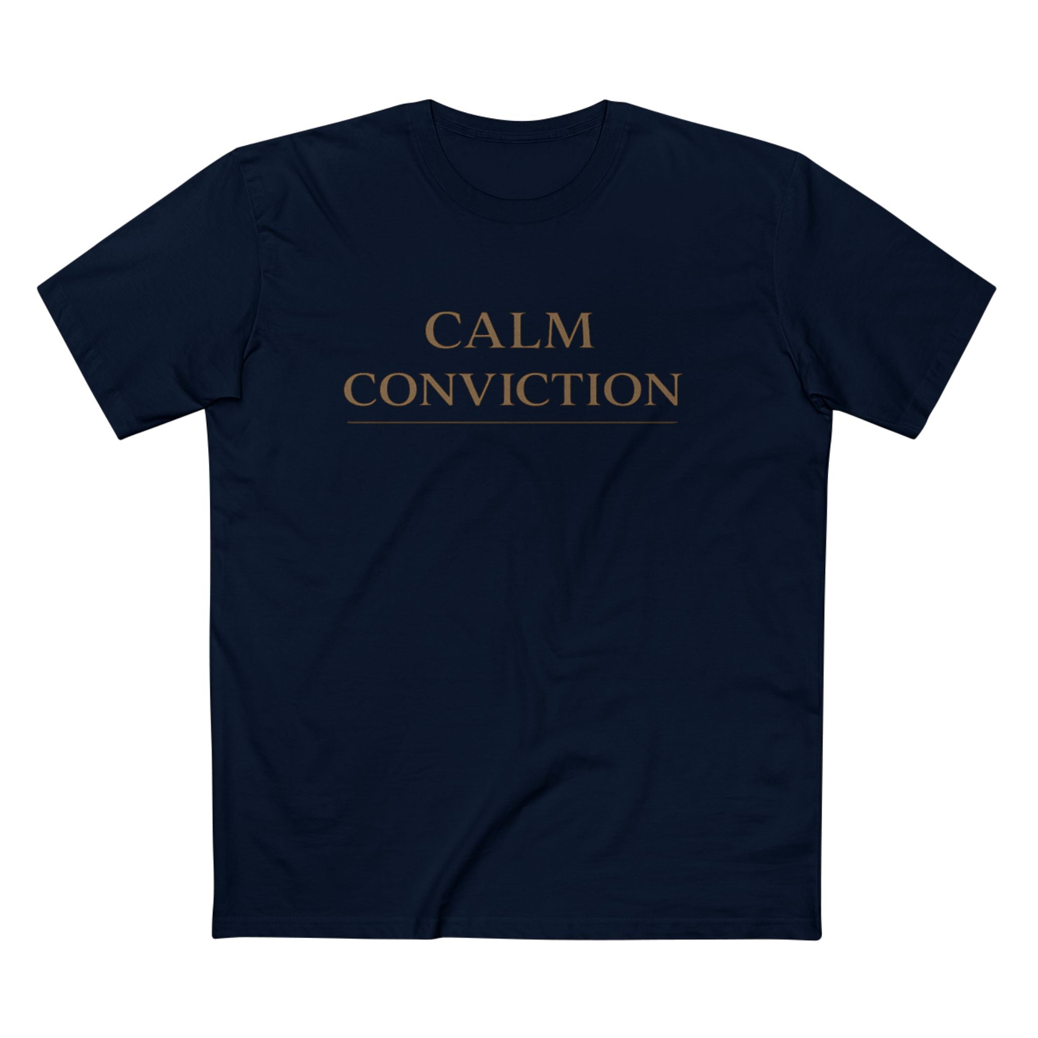 Calm Conviction – Minimalist Faith Streetwear Tee | Lyfe Grind Co.