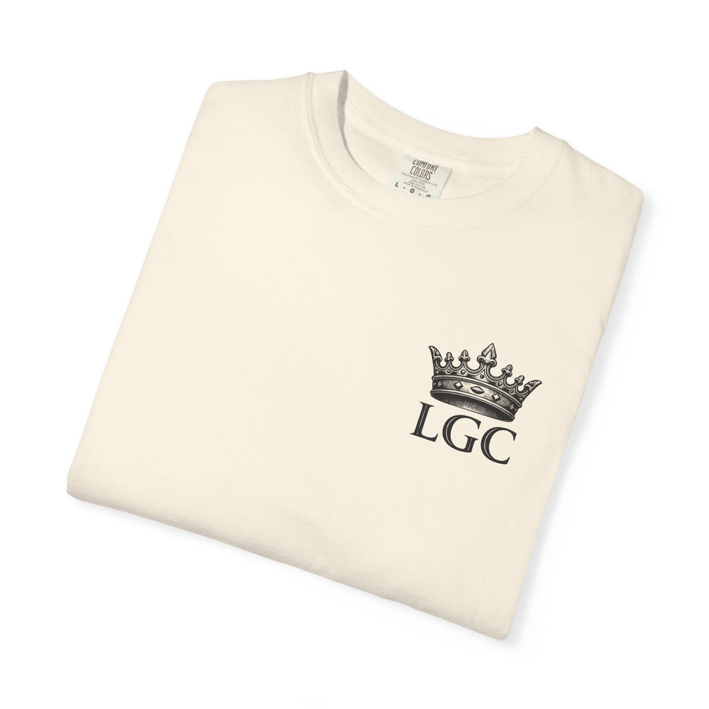 Lyfe Grind Co. “Guard Your Kingdom” Crest Tee — Castle Core Collection