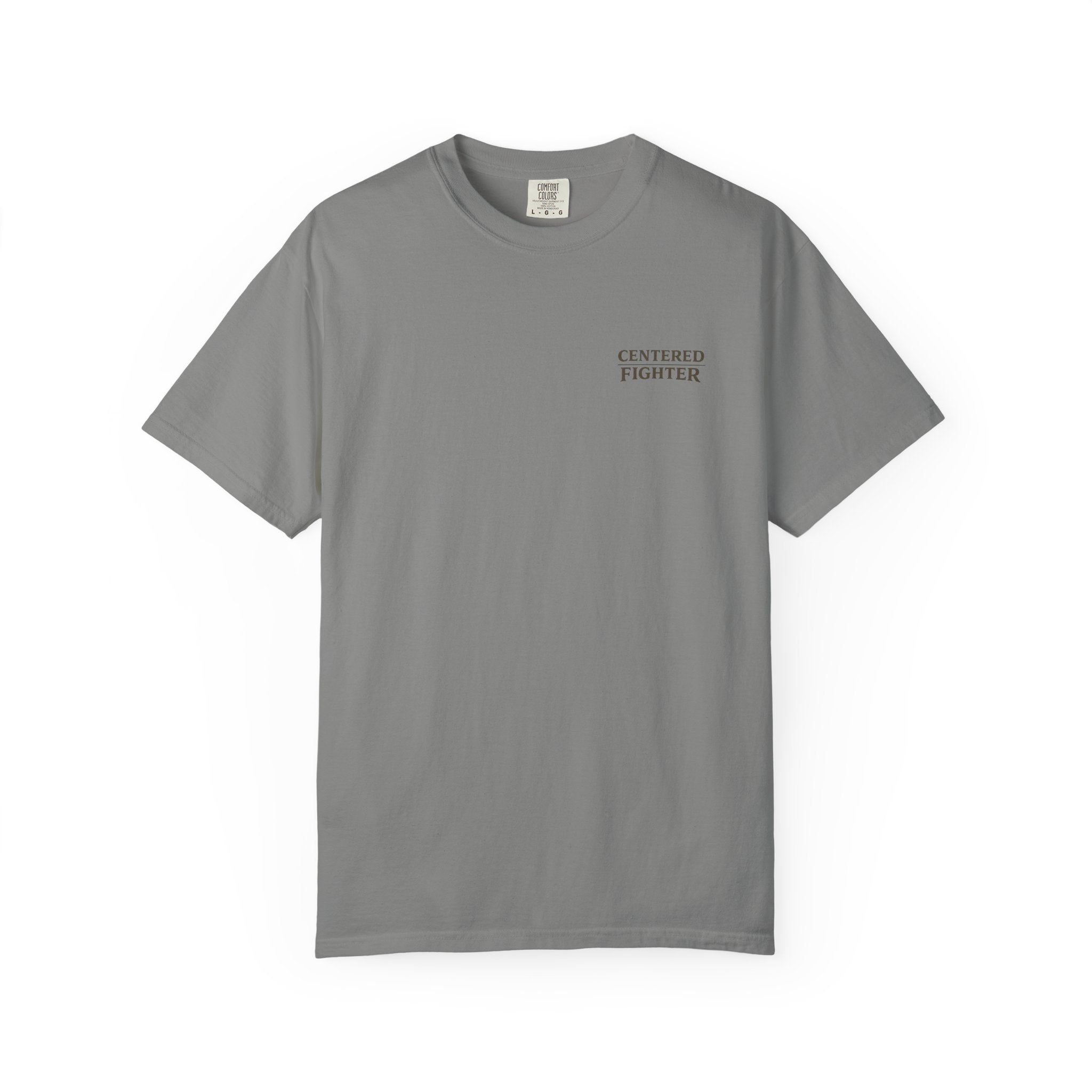 Centered Fighter Tee – LyfeGrind Co. | Angles Over Emotion | Geometric Balance Series