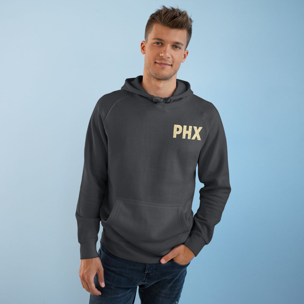Lyfe Grind Co “Built in the Heat” Hoodie – Phoenix AZ Streetwear Pullover, Desert Division Graphic Hoodie, PHX Sweatshirt