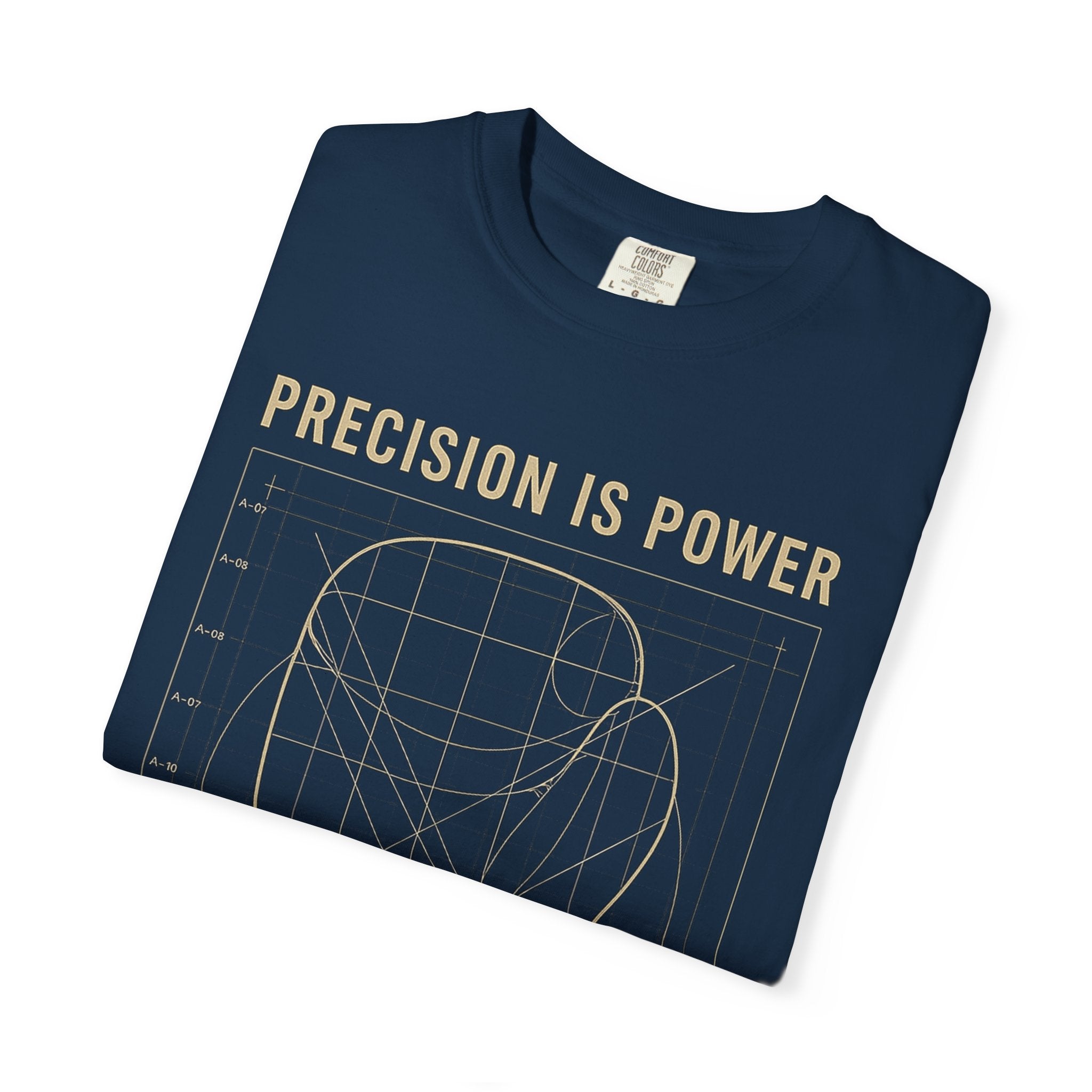 Precision Is Power Tee – LyfeGrind Co. | Geometric Balance Series
