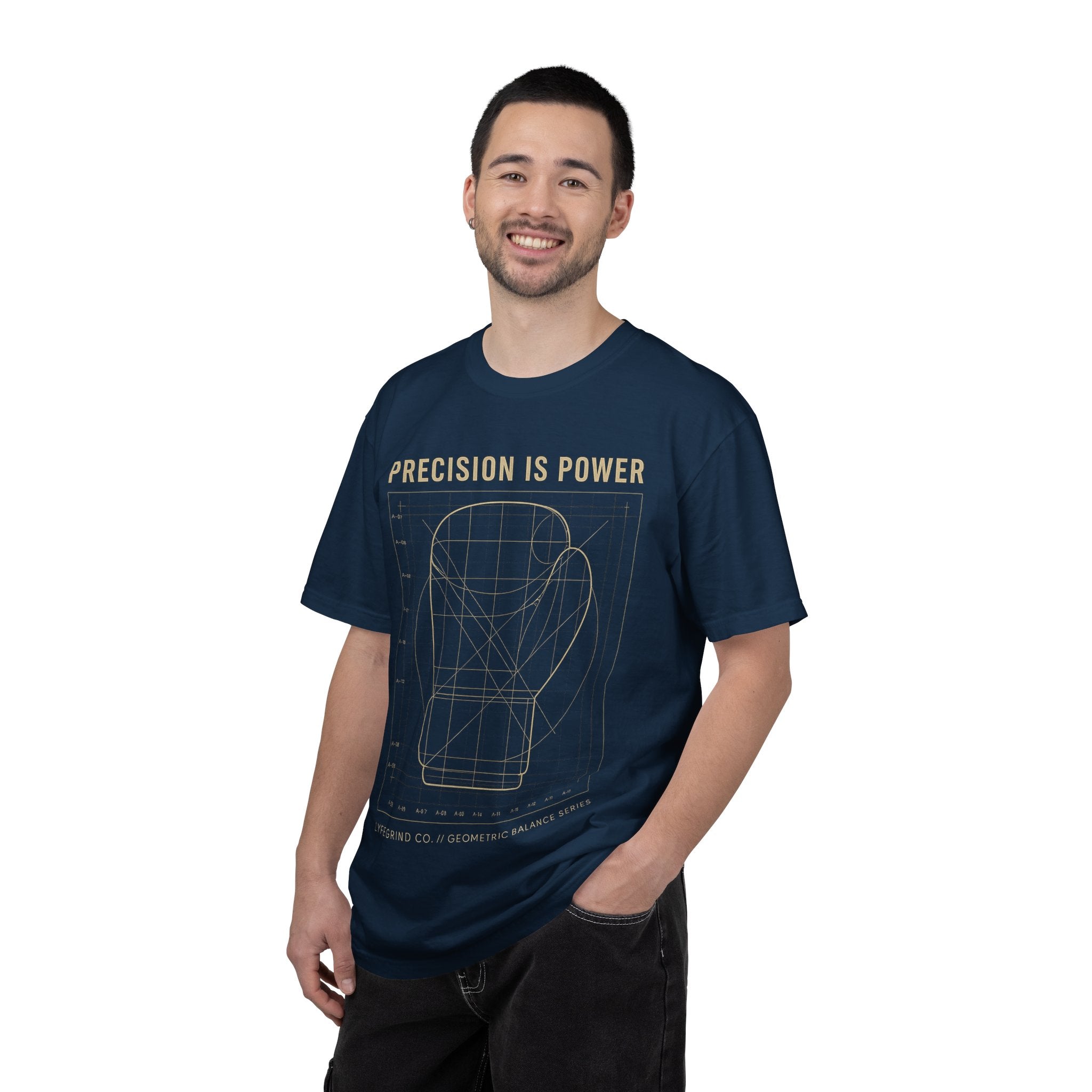 Precision Is Power Tee – LyfeGrind Co. | Geometric Balance Series
