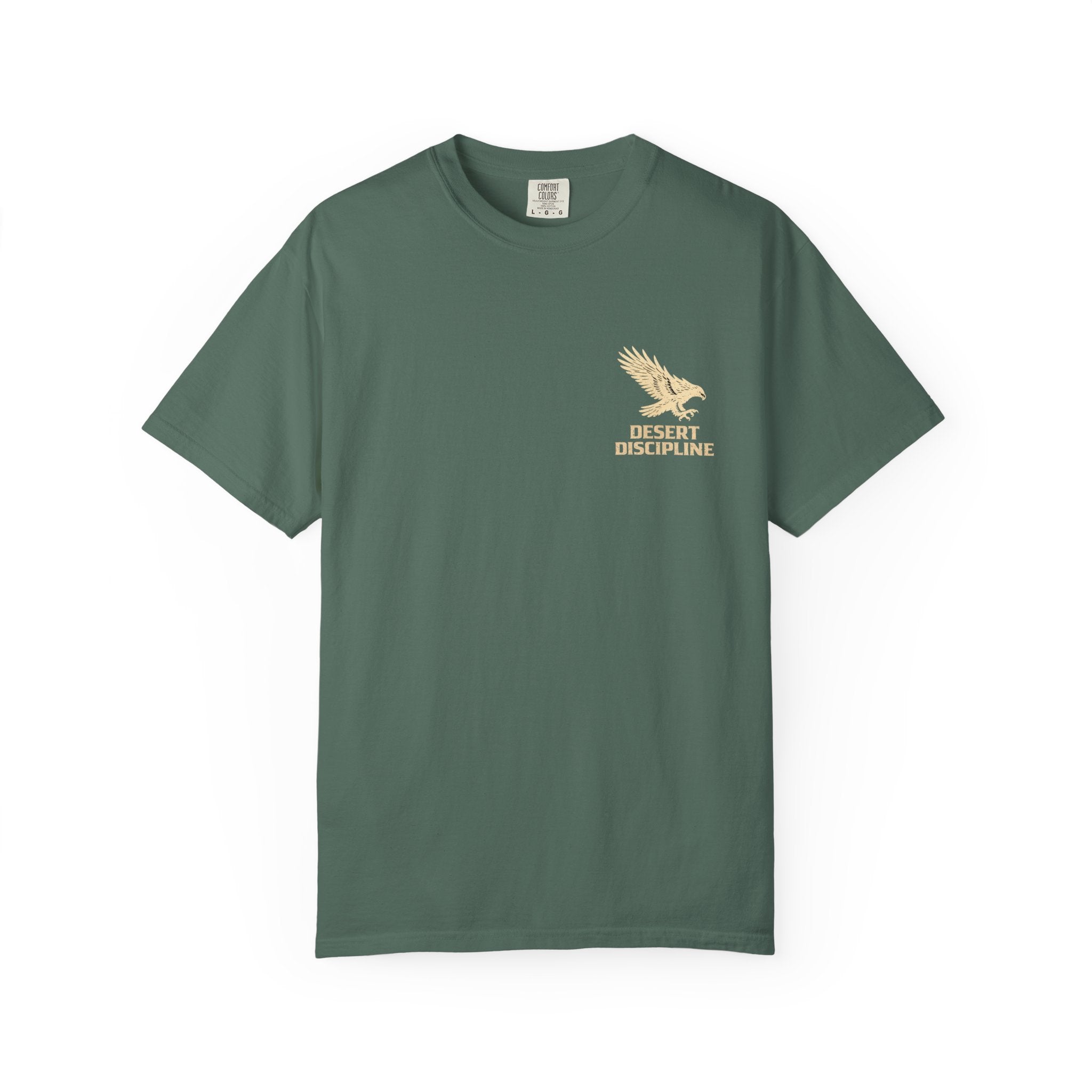 Desert Discipline T-Shirt | Arizona Desert Tee | Vintage Streetwear Graphic Shirt | Western Hawk Shirt | Lyfe Grind Co