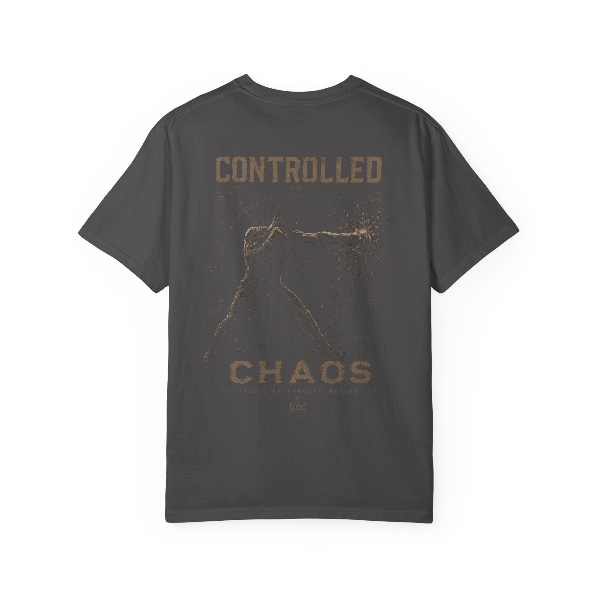 Controlled Chaos Tee – LyfeGrind Co. | Precision Through Motion | Geometric Balance Series