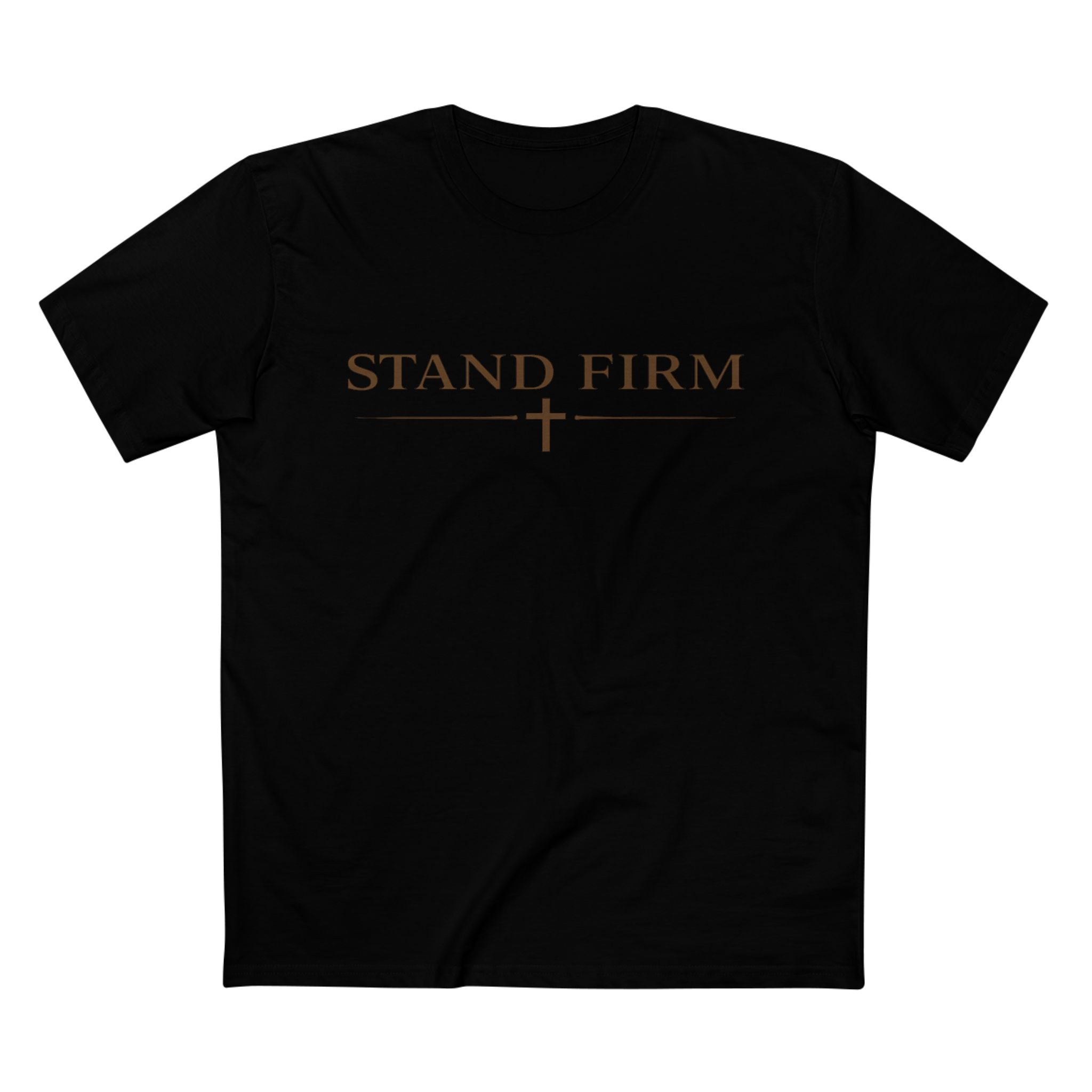 Stand Firm – Minimalist Christian Streetwear Tee | Faith-Based Apparel by Lyfe Grind Co.