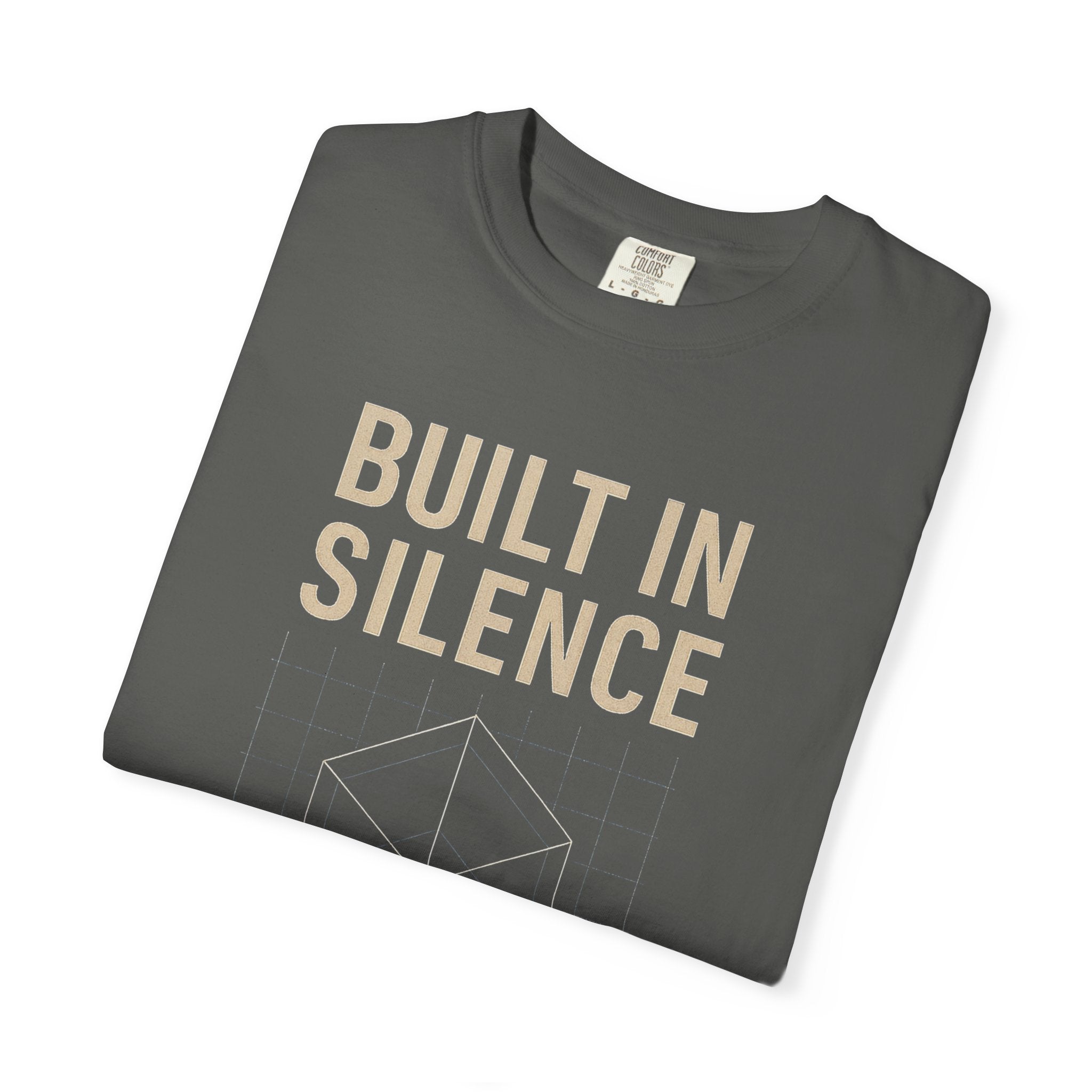 Built In Silence Tee – LyfeGrind Co. | Geometric Balance Series