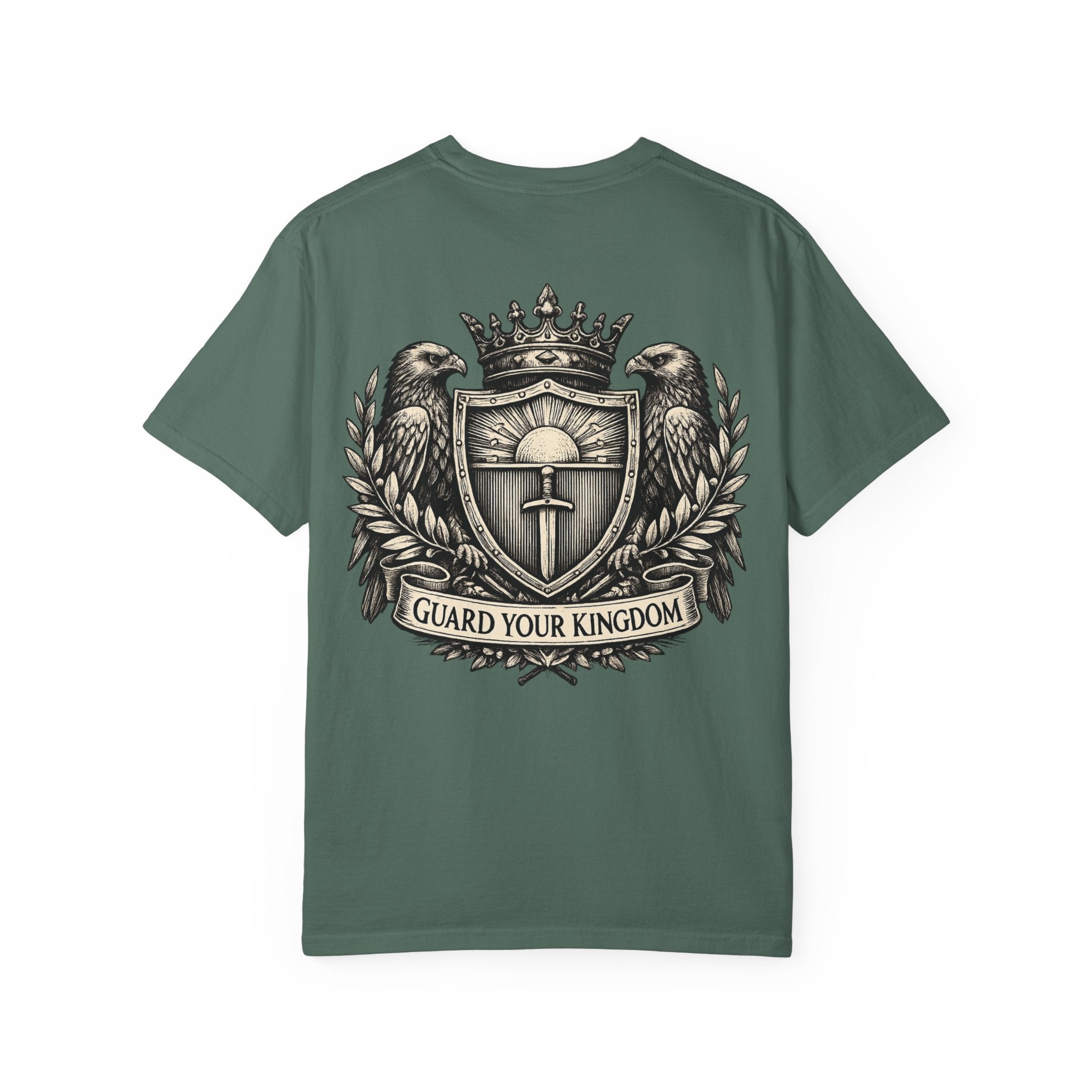 Lyfe Grind Co. “Guard Your Kingdom” Crest Tee — Castle Core Collection