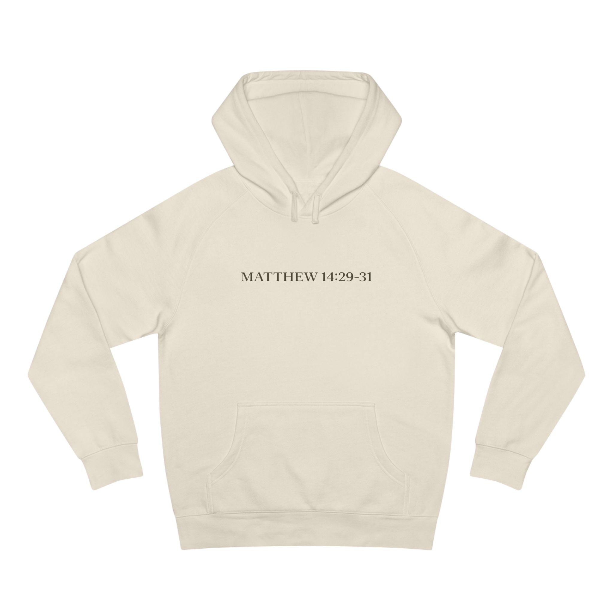 Lyfe Grind Co “Faith Walks, Doubt Sinks” Hoodie – Christian Streetwear Pullover, Matthew 14:29–31 Faith-Based Graphic Hoodie