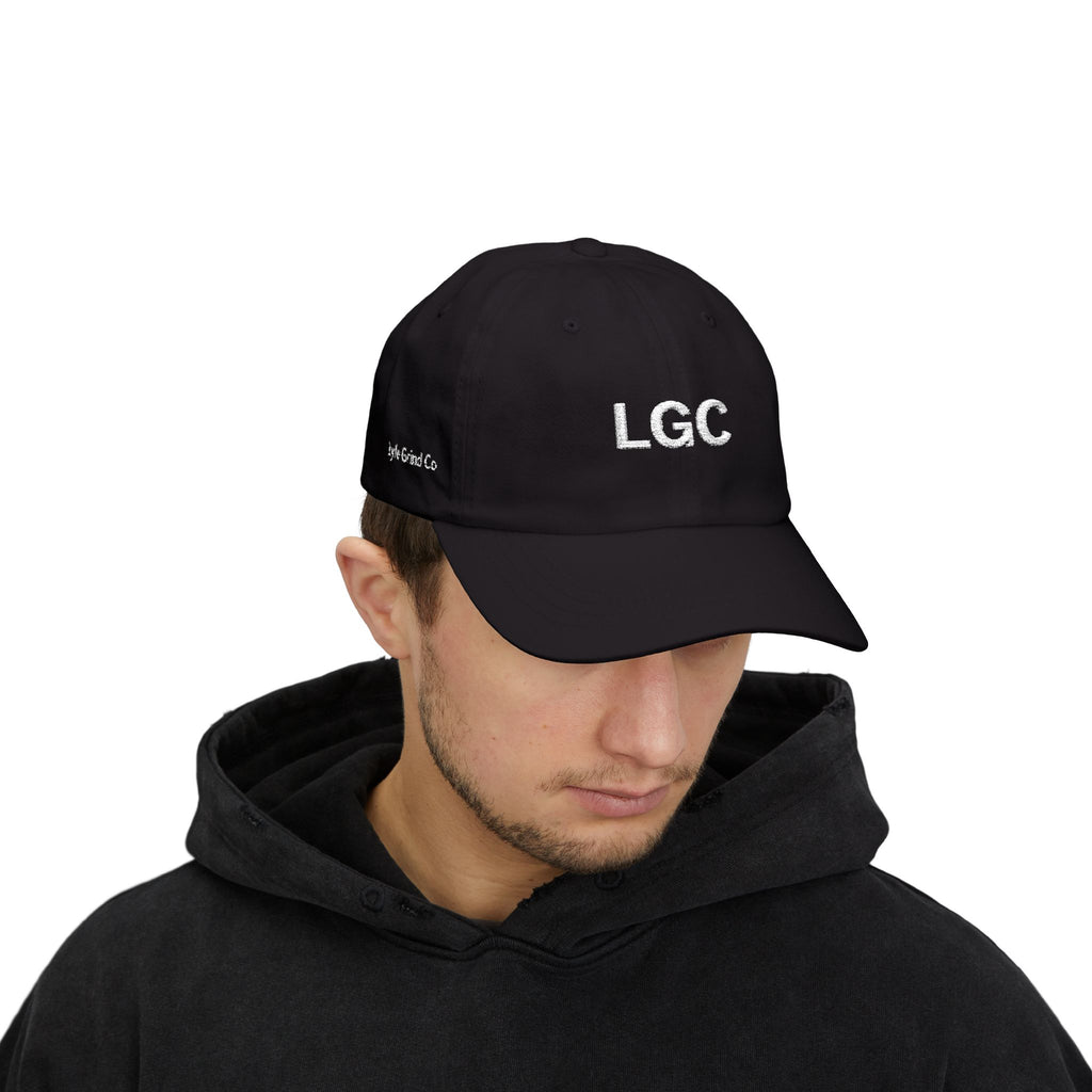 Lyfe Grind Co Dad Hat – LGC Minimal Logo Cap | Desert Streetwear Hat | Adjustable Strapback