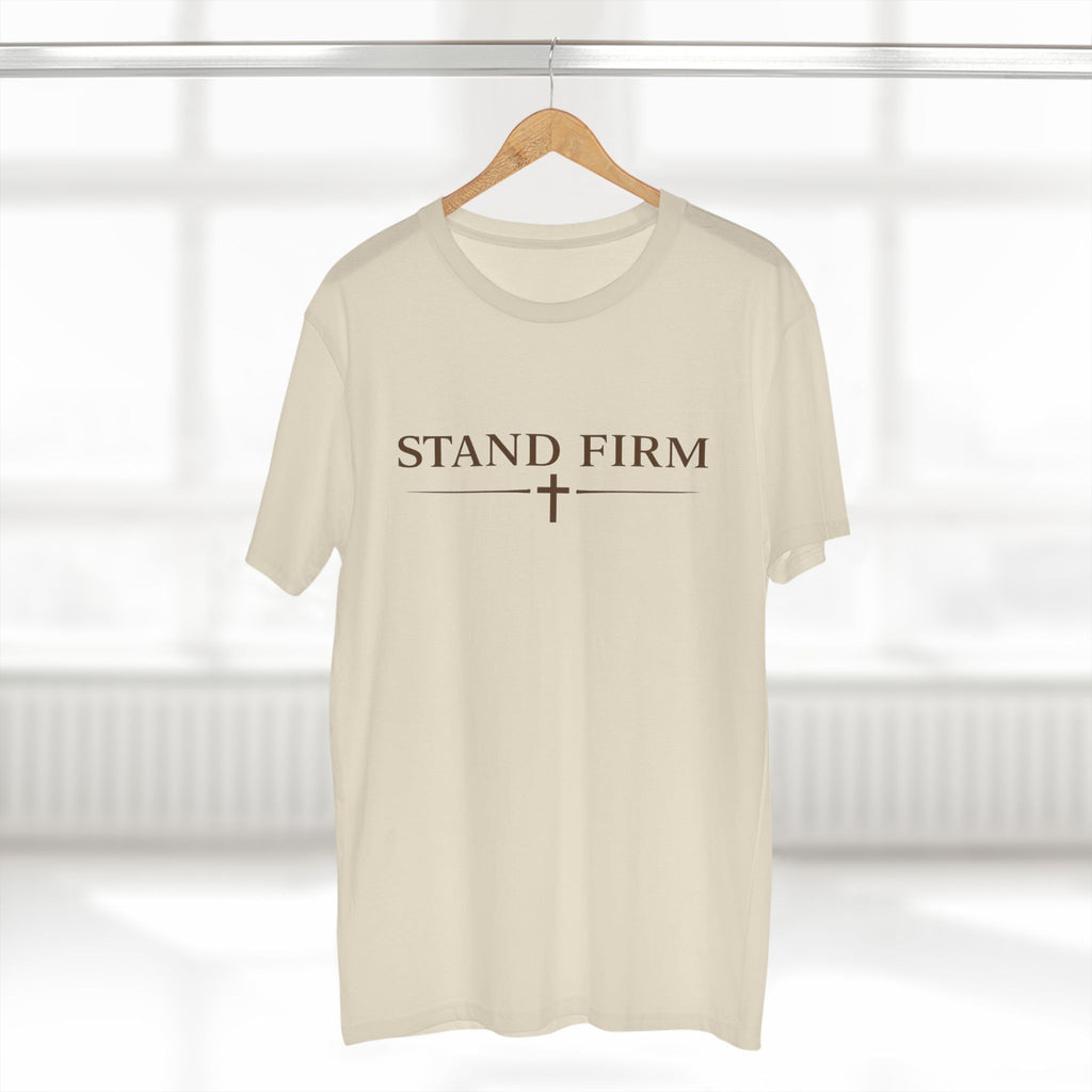 Stand Firm – Minimalist Christian Streetwear Tee | Faith-Based Apparel by Lyfe Grind Co.