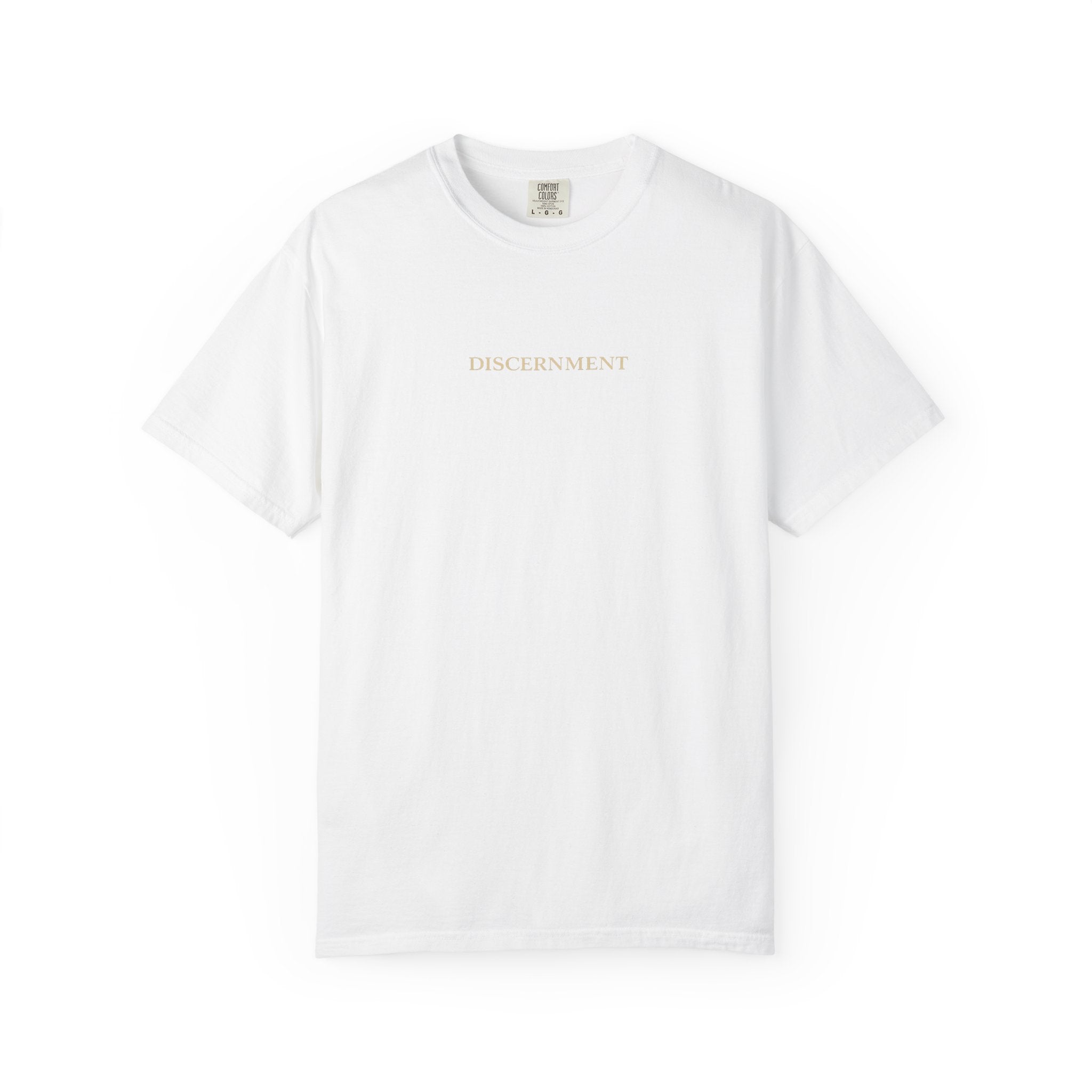 DISCERNMENT – Premium Minimal Faith Streetwear Tee | Lyfe Grind Co.