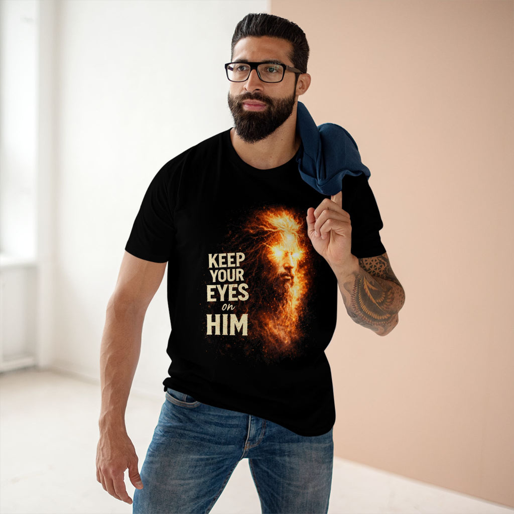 Keep Your Eyes on Him – Faith Streetwear Tee | Lyfe Grind Co.