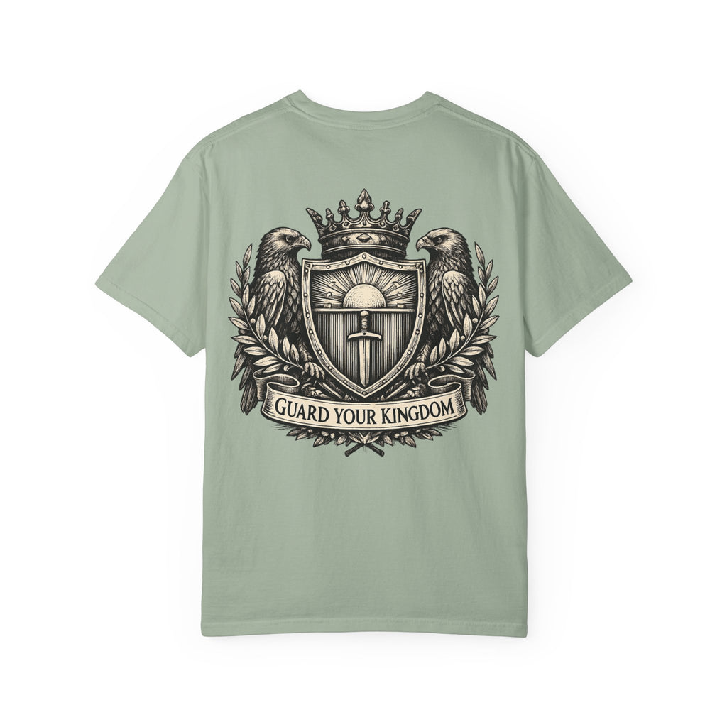 Lyfe Grind Co. “Guard Your Kingdom” Crest Tee — Castle Core Collection