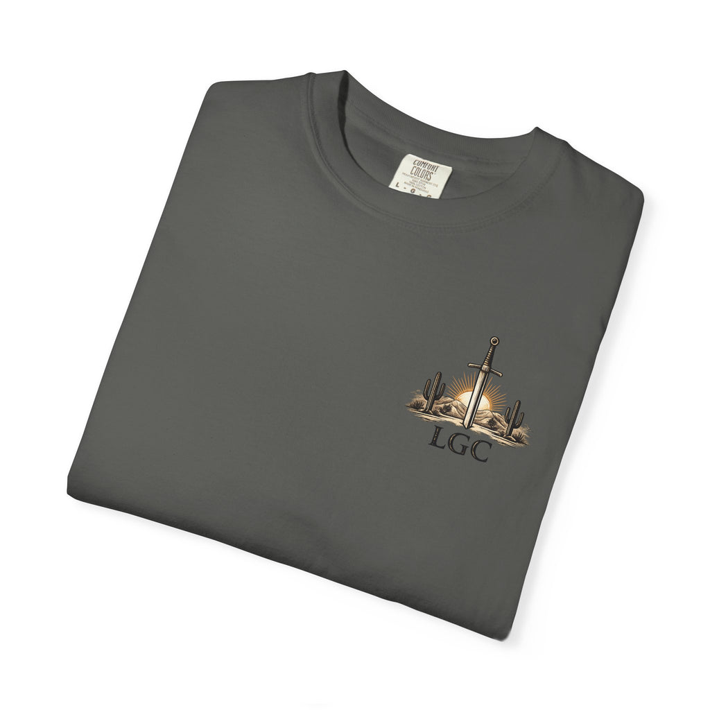 Desert Discipline Sword Tee – Arizona Desert Streetwear Graphic T-Shirt