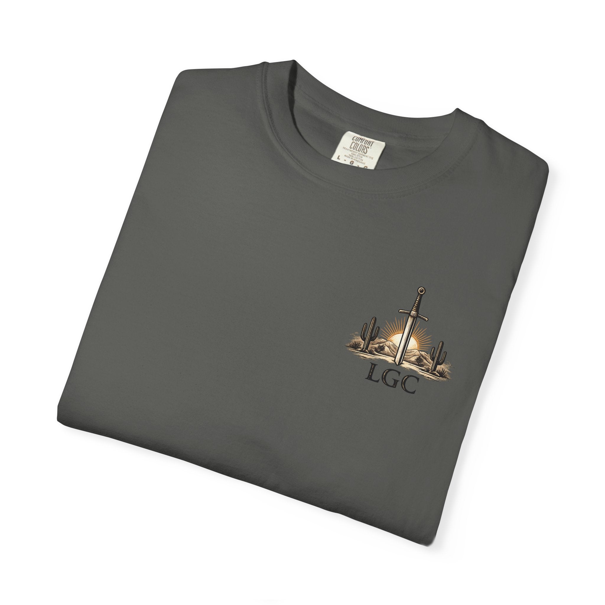 Desert Discipline Sword Tee – Arizona Desert Streetwear Graphic T-Shirt