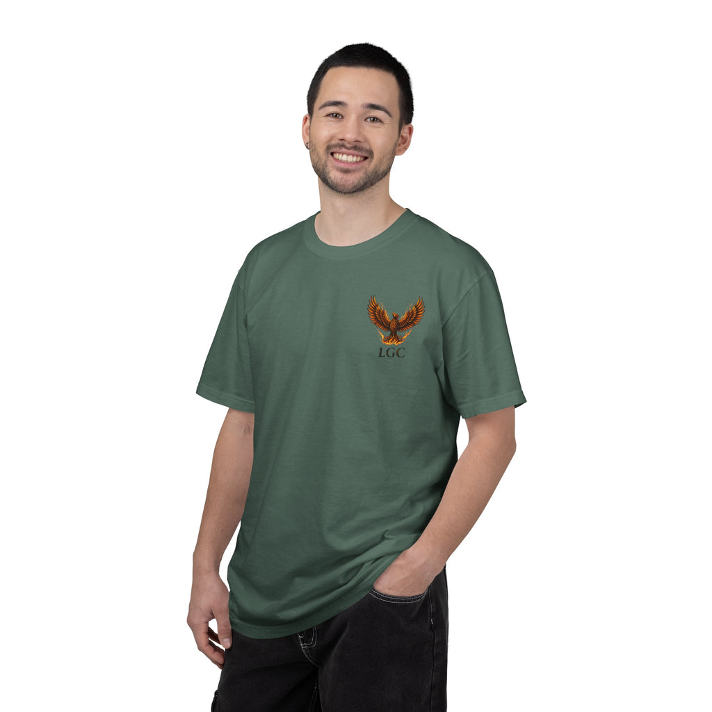 Phoenix “Rise Again” Graphic T-Shirt – Streetwear Phoenix Tee, Motivational Phoenix Shirt, Phoenix Rebirth Tee