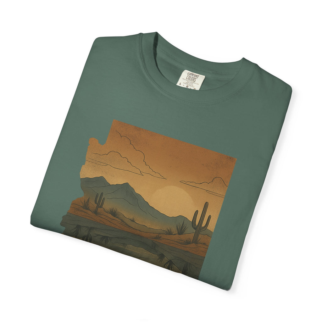 Reflection of Calm – Comfort Colors® 1717 Desert Art Tee | Lyfe Grind Co.