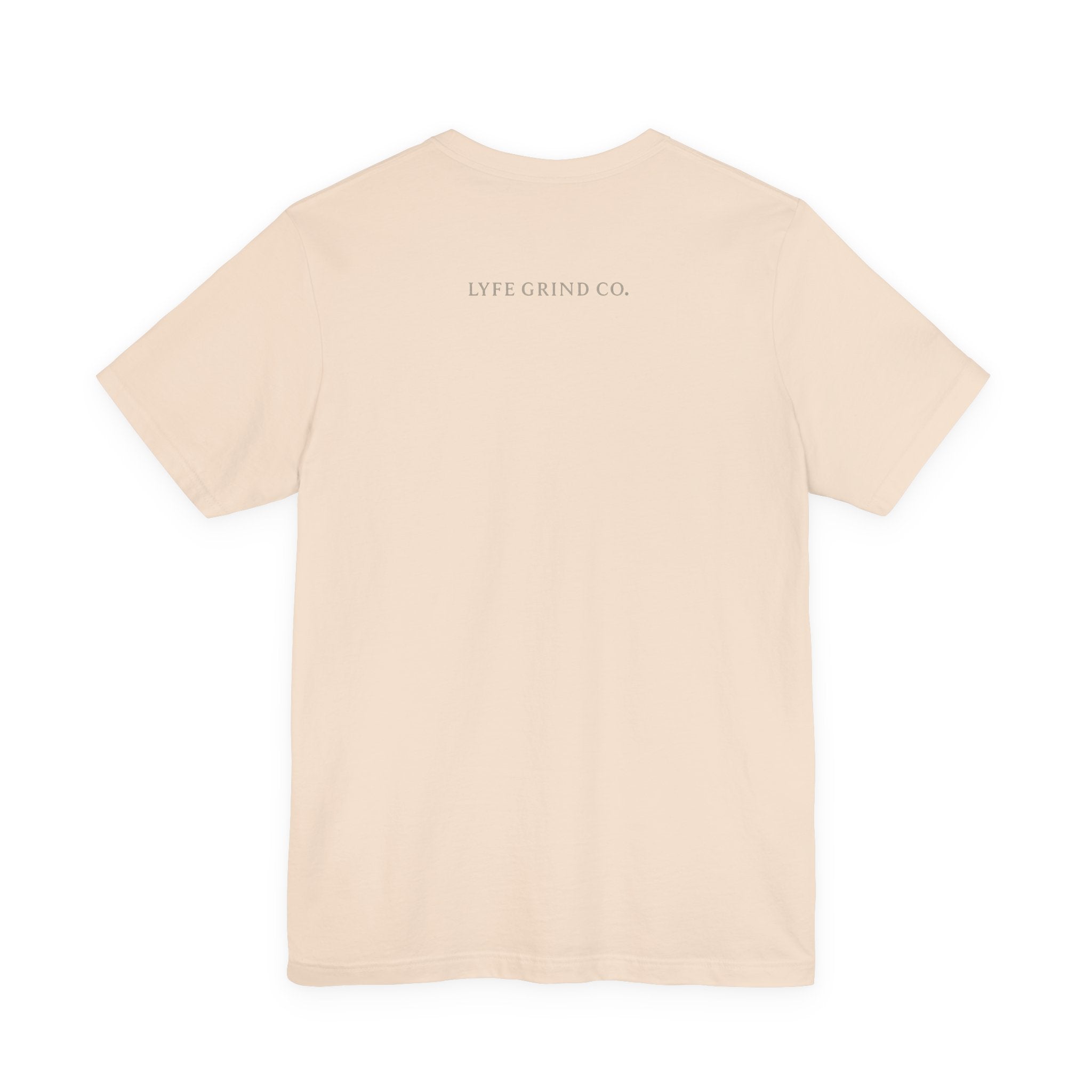 Peace in Progress – Minimalist Bone Typography Tee | Lyfe Grind Co.