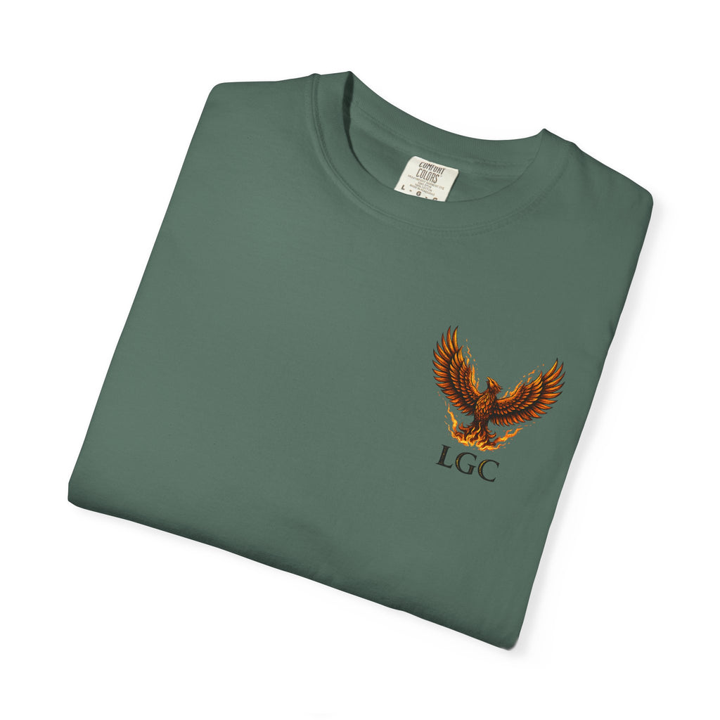 Phoenix “Rise Again” Graphic T-Shirt – Streetwear Phoenix Tee, Motivational Phoenix Shirt, Phoenix Rebirth Tee