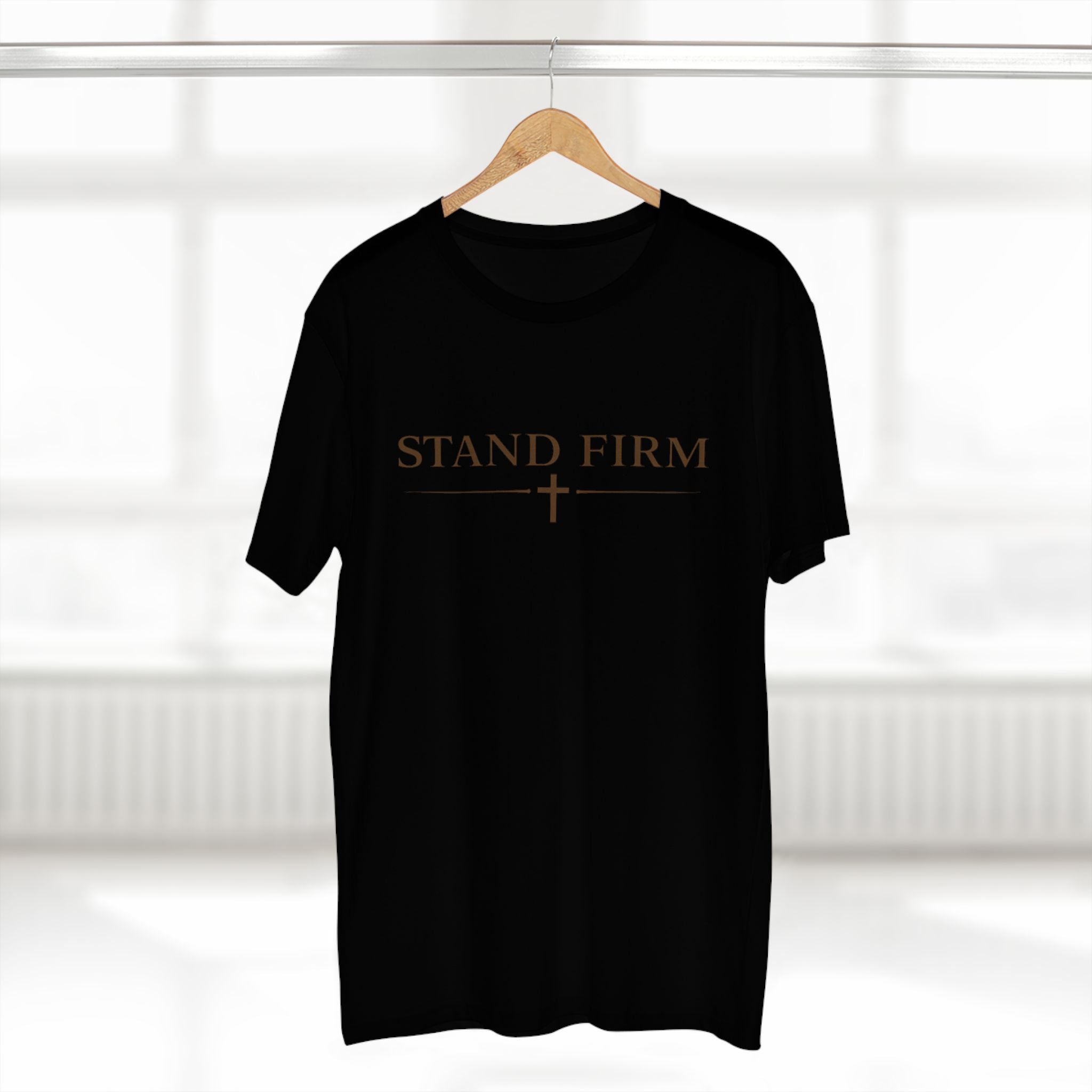Stand Firm – Minimalist Christian Streetwear Tee | Faith-Based Apparel by Lyfe Grind Co.
