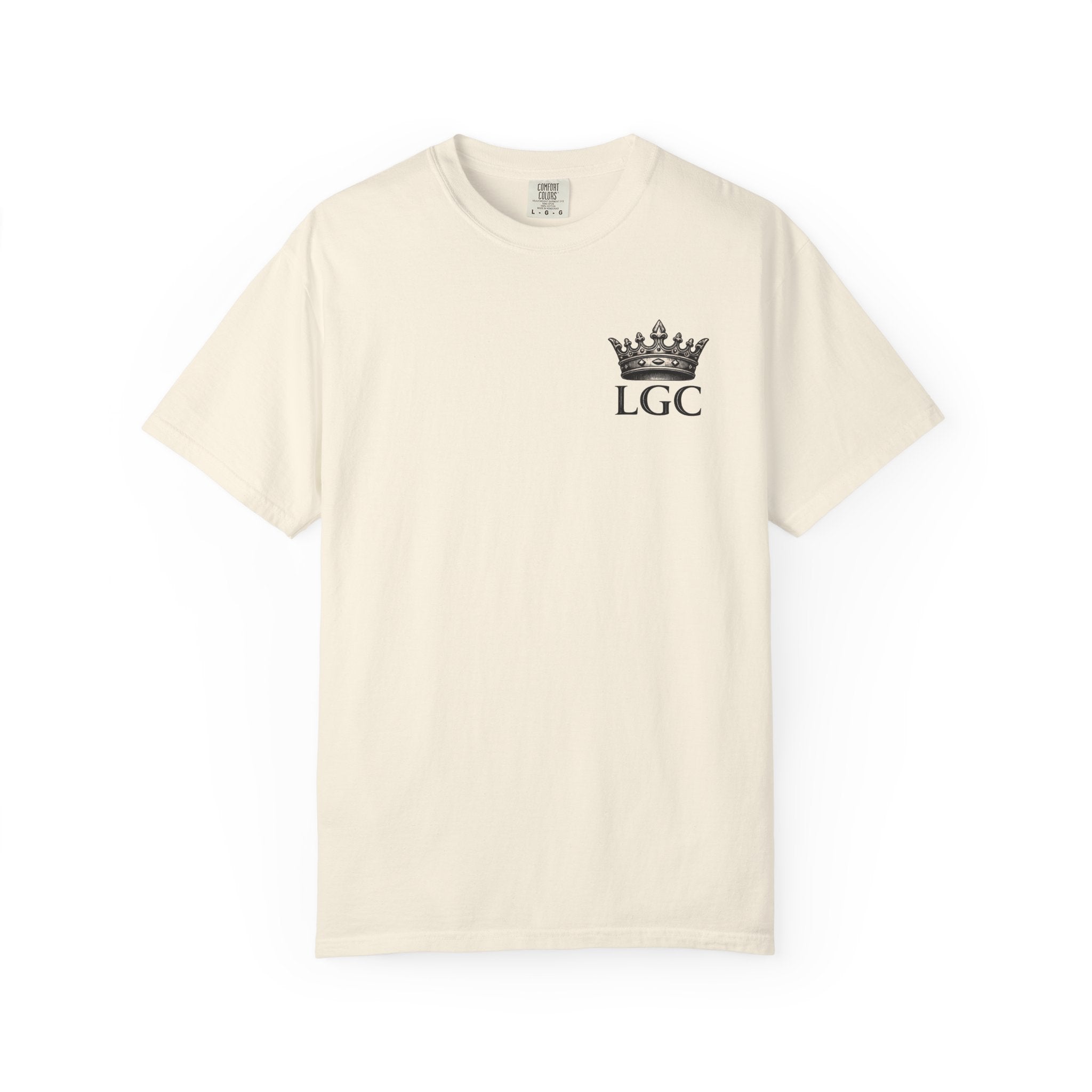 Lyfe Grind Co. “Guard Your Kingdom” Crest Tee — Castle Core Collection