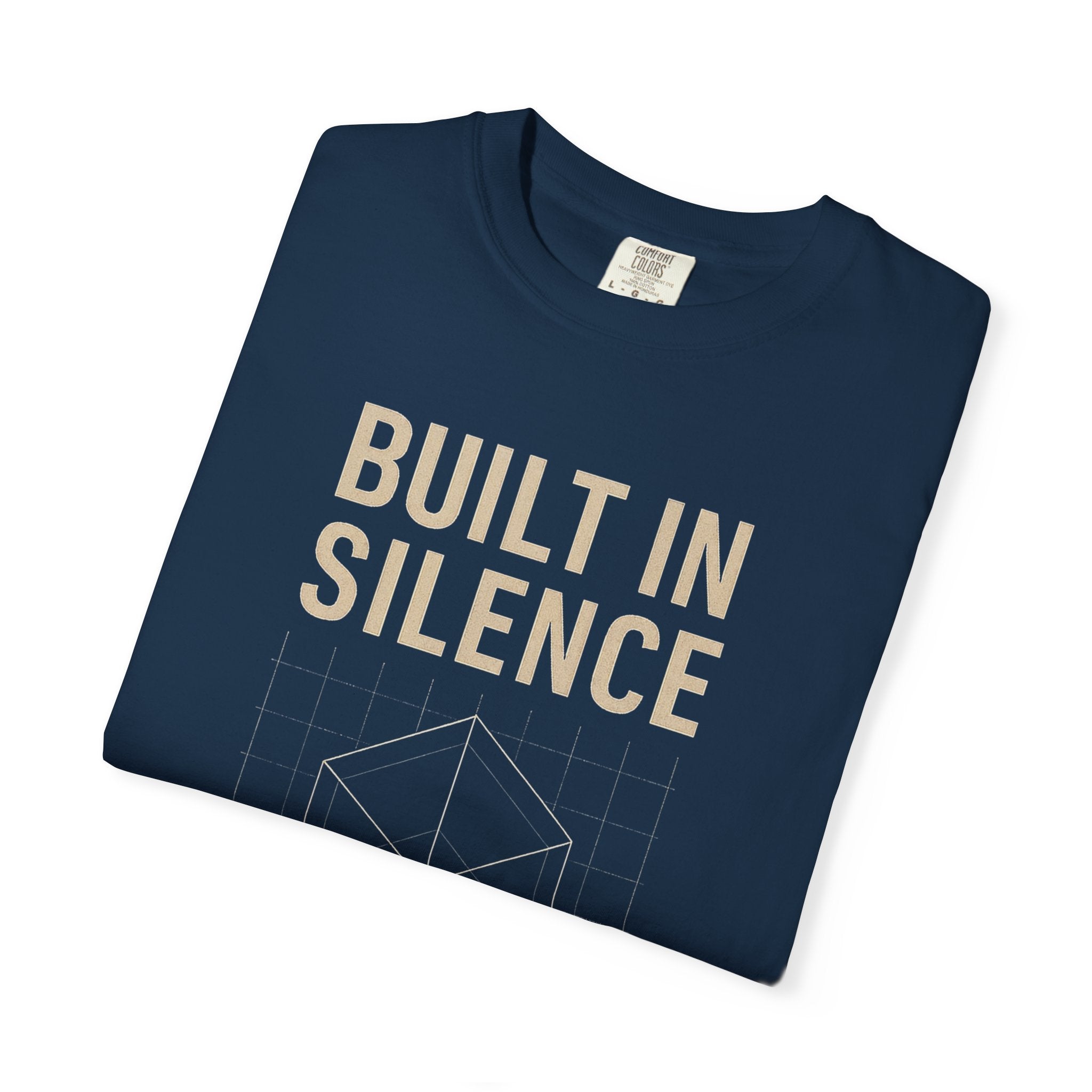 Built In Silence Tee – LyfeGrind Co. | Geometric Balance Series