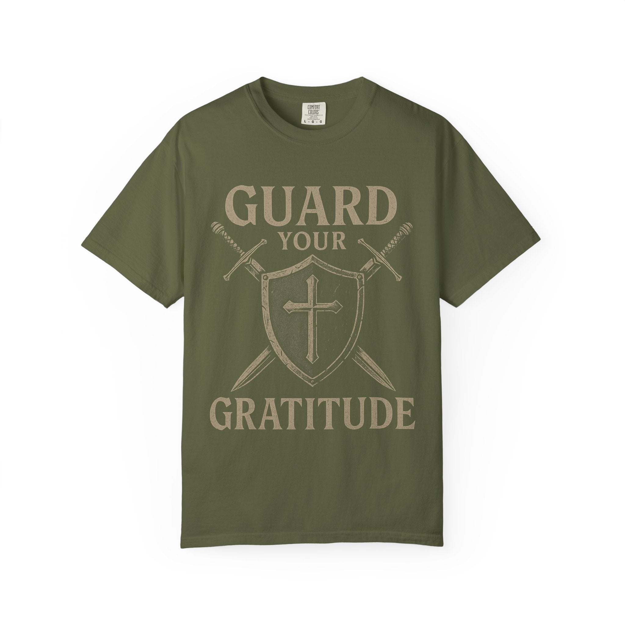 Guard Your Gratitude | Legacy Armor Collection – Premium Faith & Discipline Tee by LyfeGrind Co.