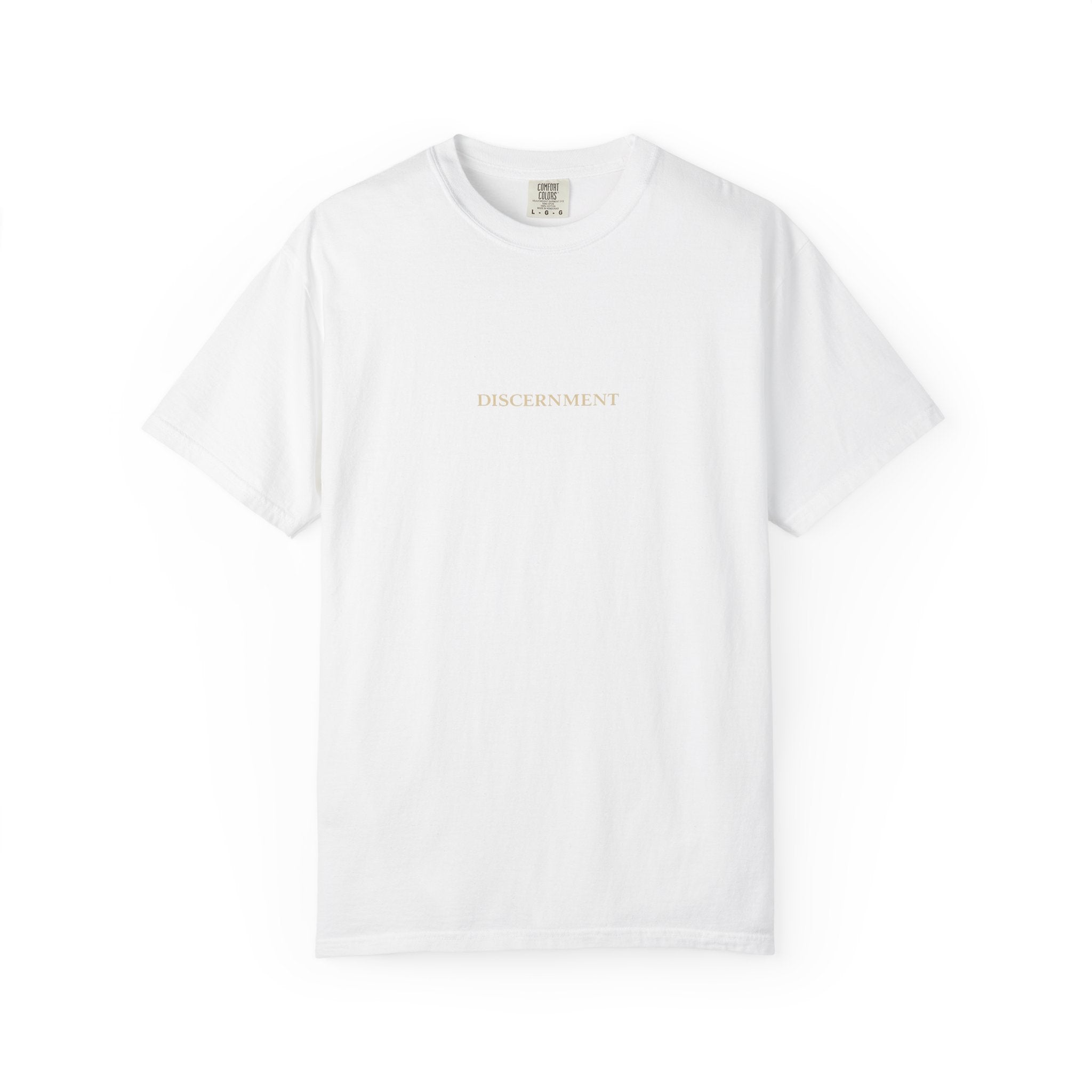 DISCERNMENT – Premium Minimal Faith Streetwear Tee | Lyfe Grind Co.