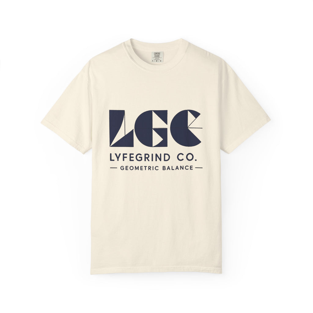LGC Street Logo Tee – LyfeGrind Co. | Geometric Balance Series