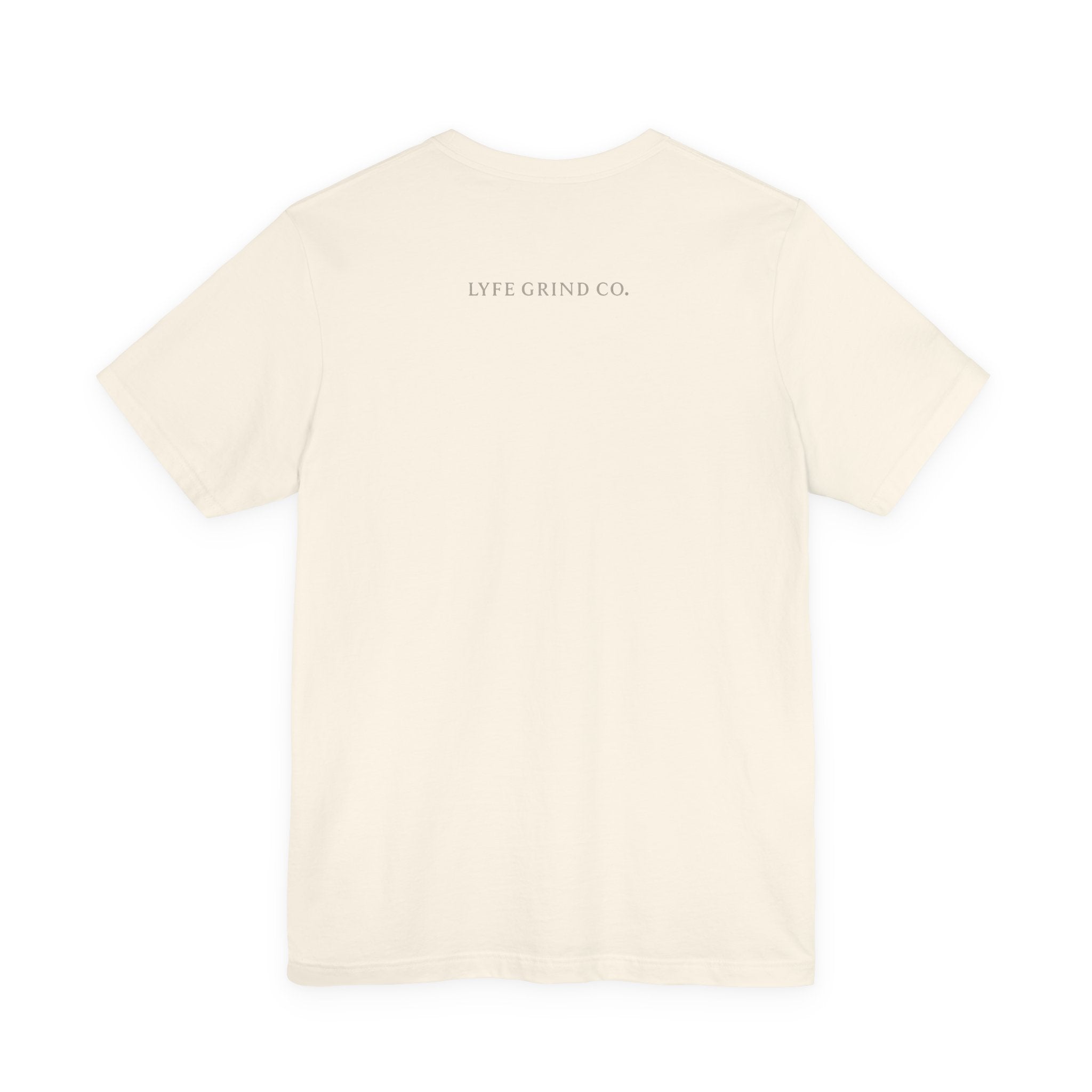 Peace in Progress – Minimalist Bone Typography Tee | Lyfe Grind Co.